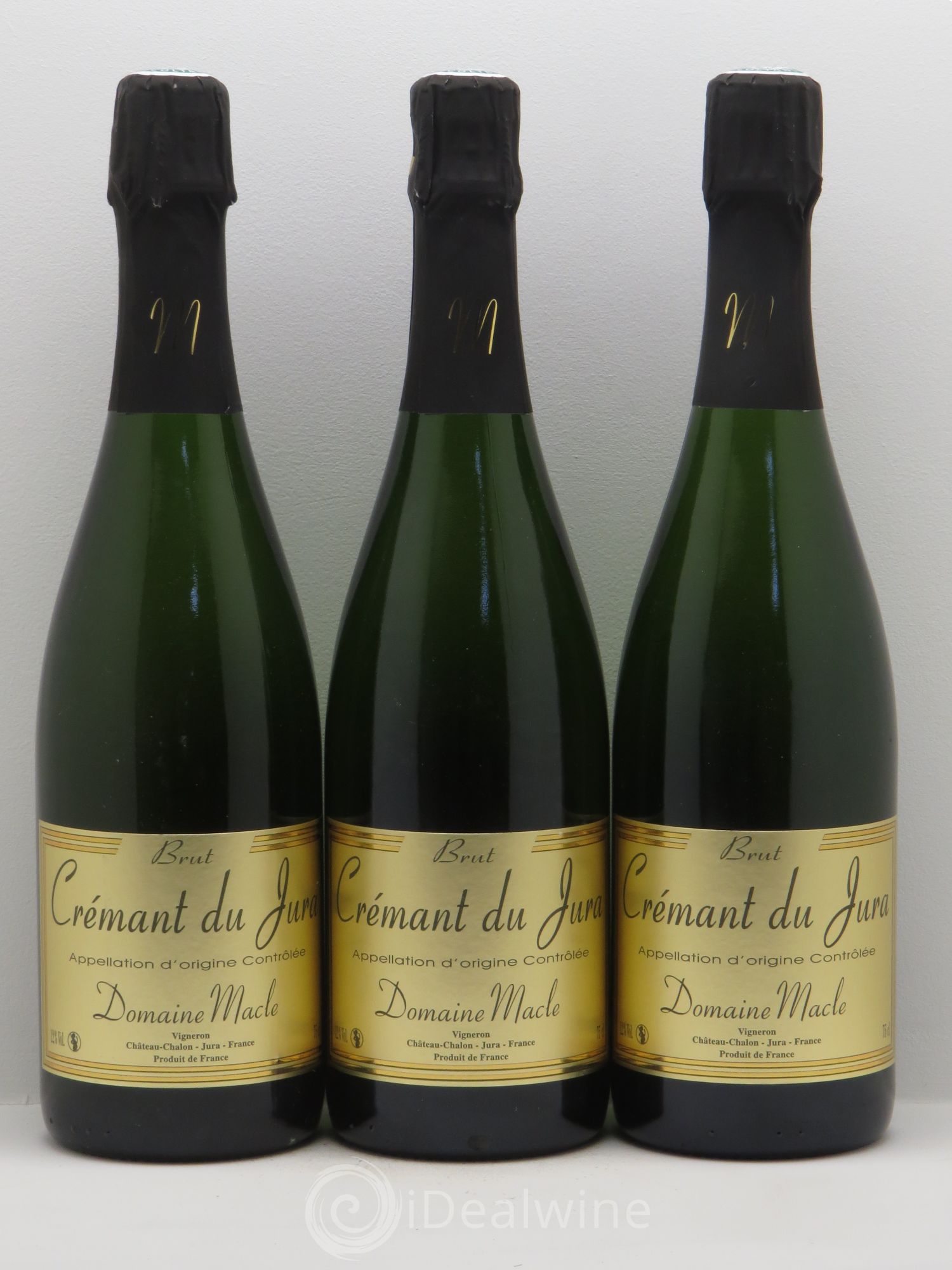 Crémant du Jura Domaine Macle - Posten von 3 Flaschen - 0