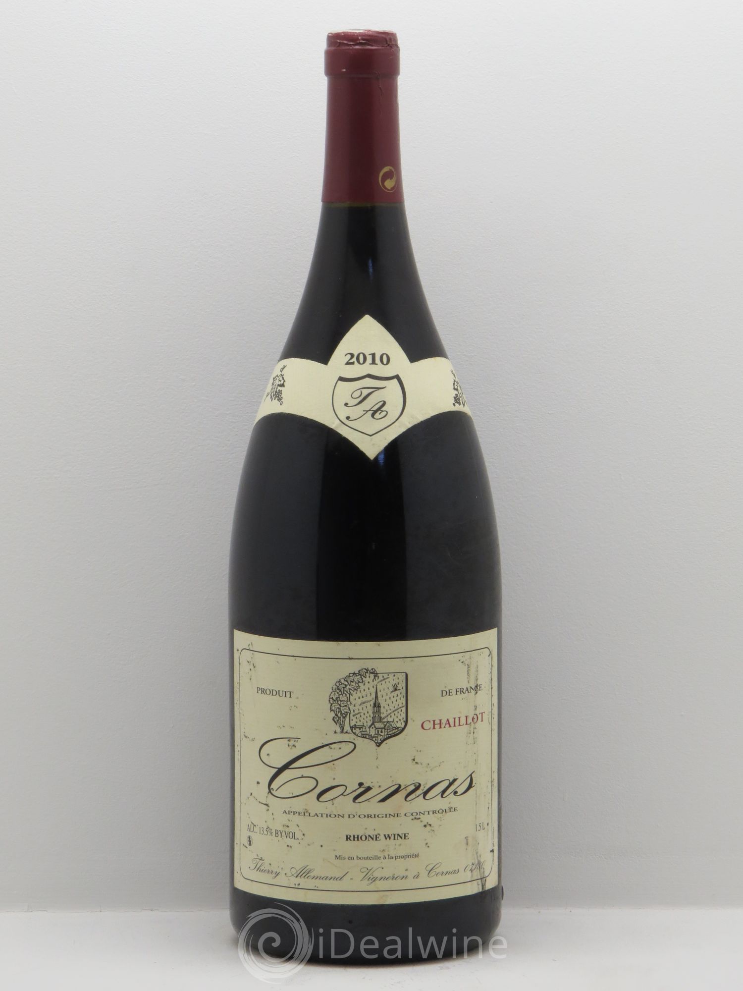 Cornas Thierry Allemand Les Chaillots 2010 - Posten von 1 Magnum - 0
