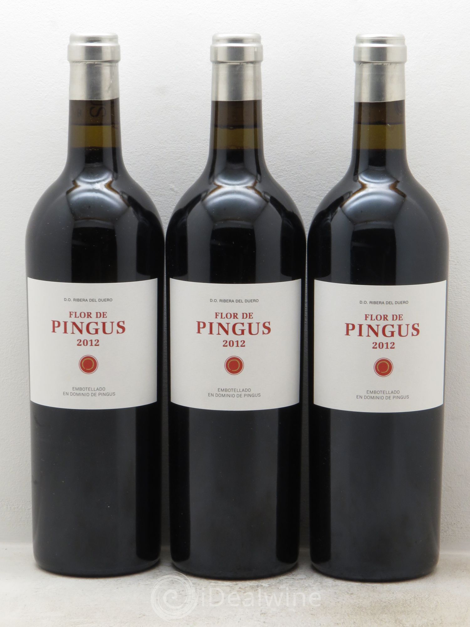 Ribera Del Duero Flor de Pingus Dominio de Pingus - Peter Sisseck 2012 - Lot de 3 bouteilles - 0