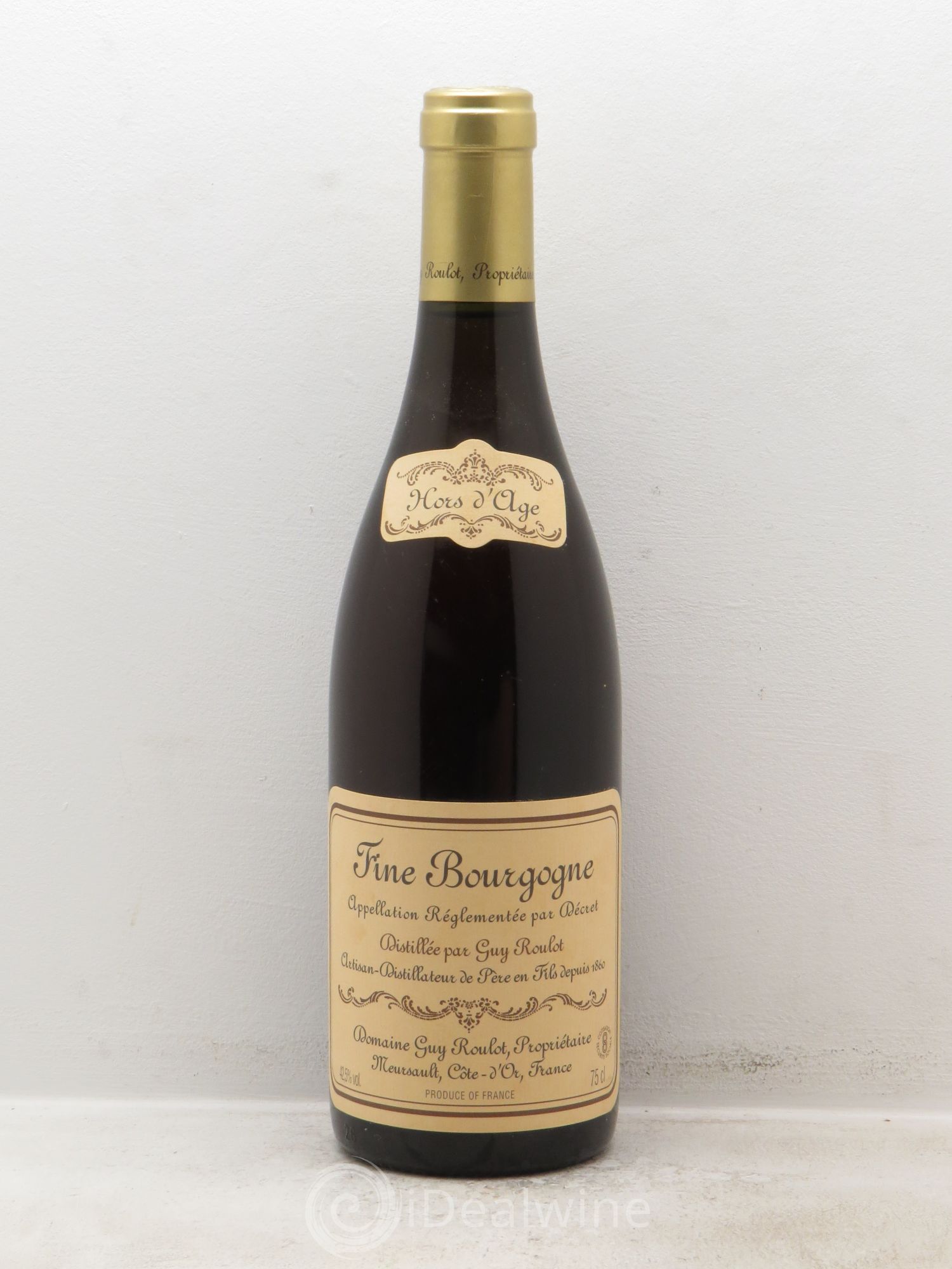 Alcools divers Bourgogne fine hors d'âge Domaine Guy Roulot (70cl) - Posten von 1 Flasche - 0