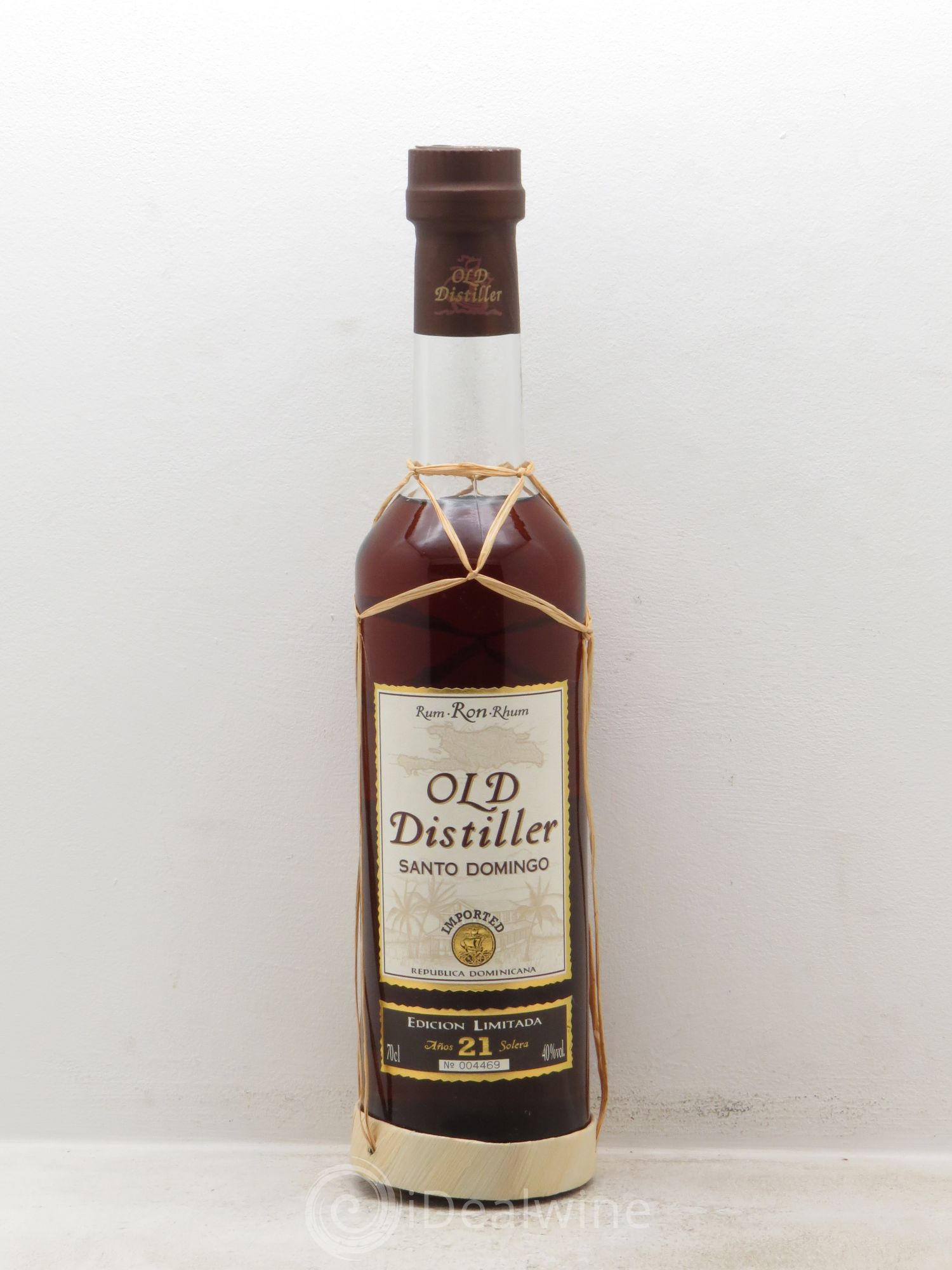 Rhum Saint Domingue Old Ditiller Rhum 21 ans d'âge édition limitée 40° (70cl) - Lotto di 1 bottiglia - 0