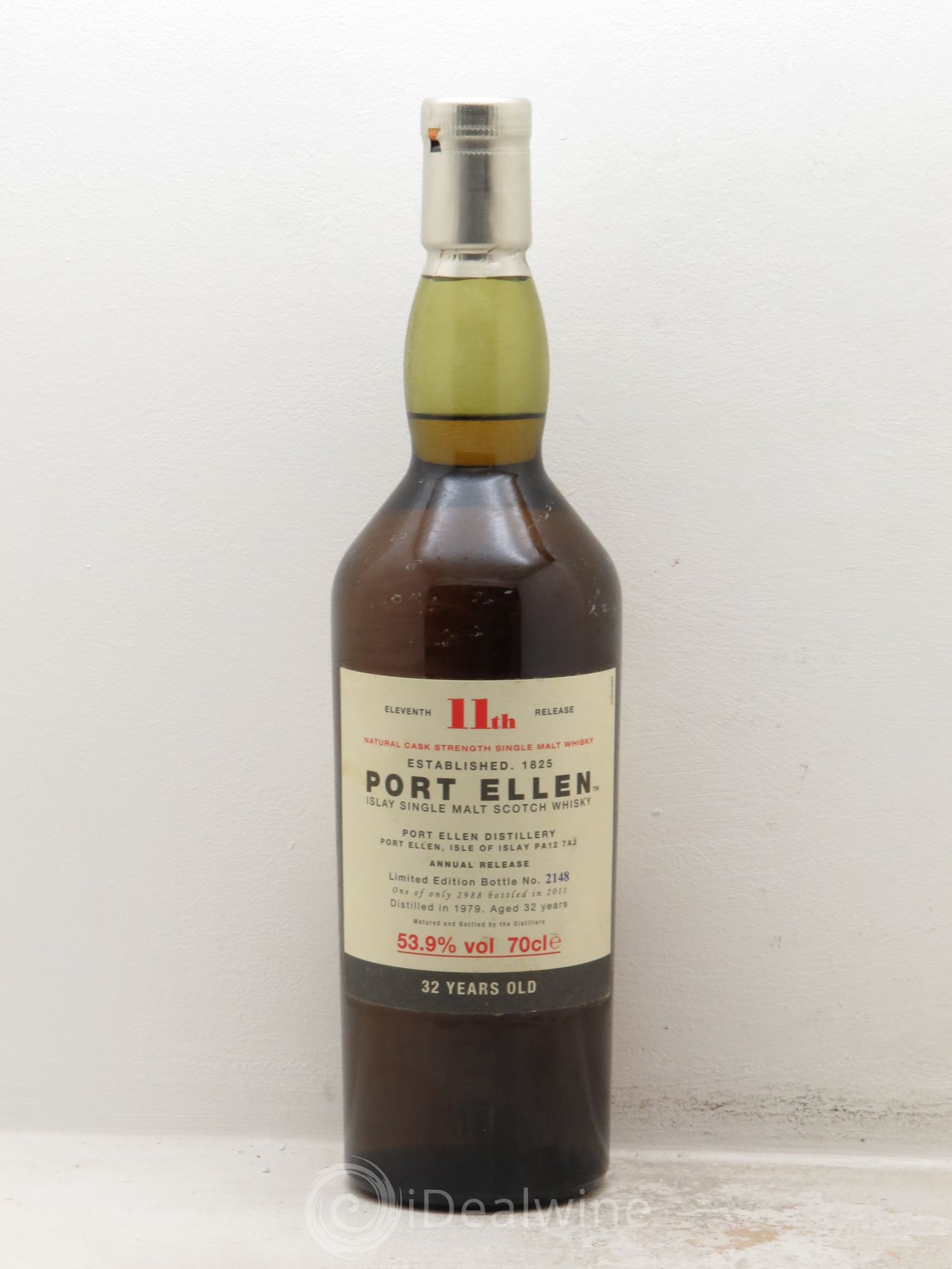 Whisky Port Ellen 32ans 11th Release (53.9°) 1979 - Posten von 1 Flasche - 0