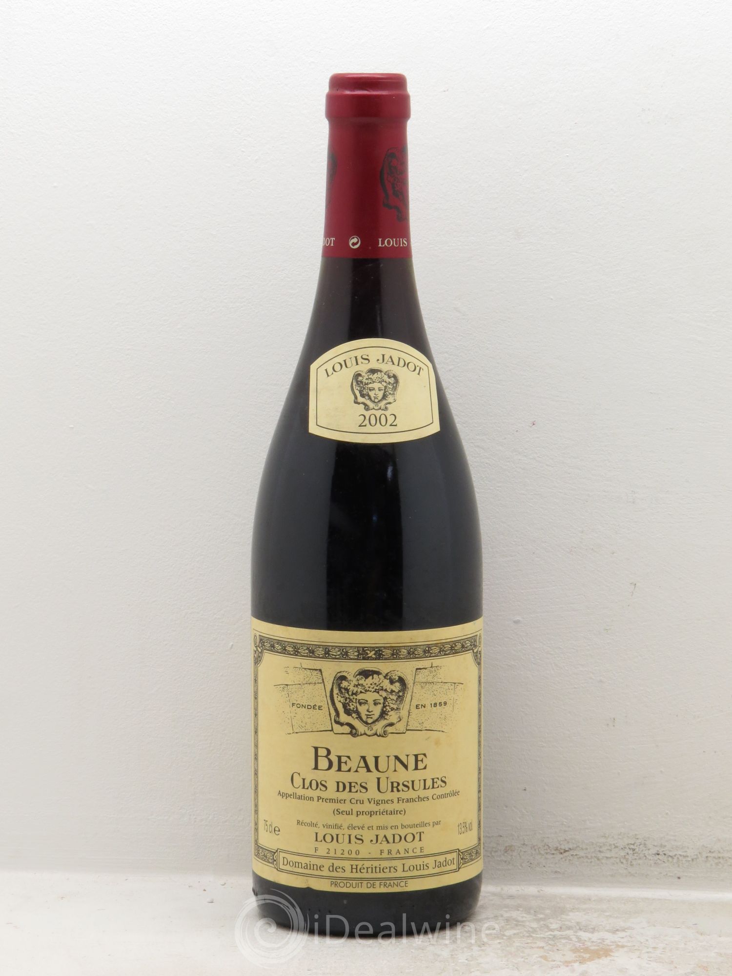 Beaune 1er Cru Clos des Ursules Maison Louis Jadot 2002 - Lot de 1 bouteille - 0