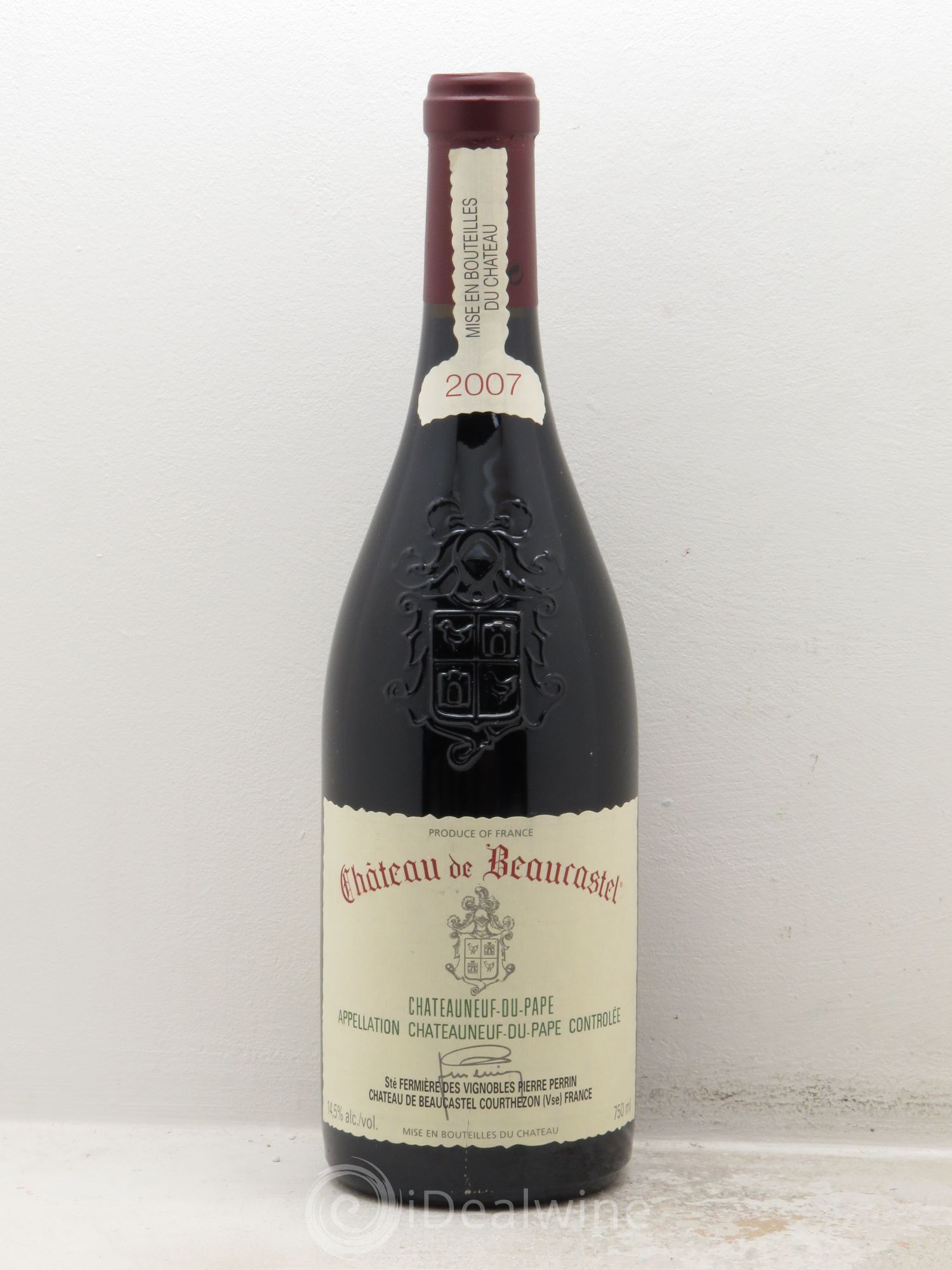 Châteauneuf-du-Pape Château de Beaucastel Famille Perrin 2007 - Lot de 1 bouteille - 0