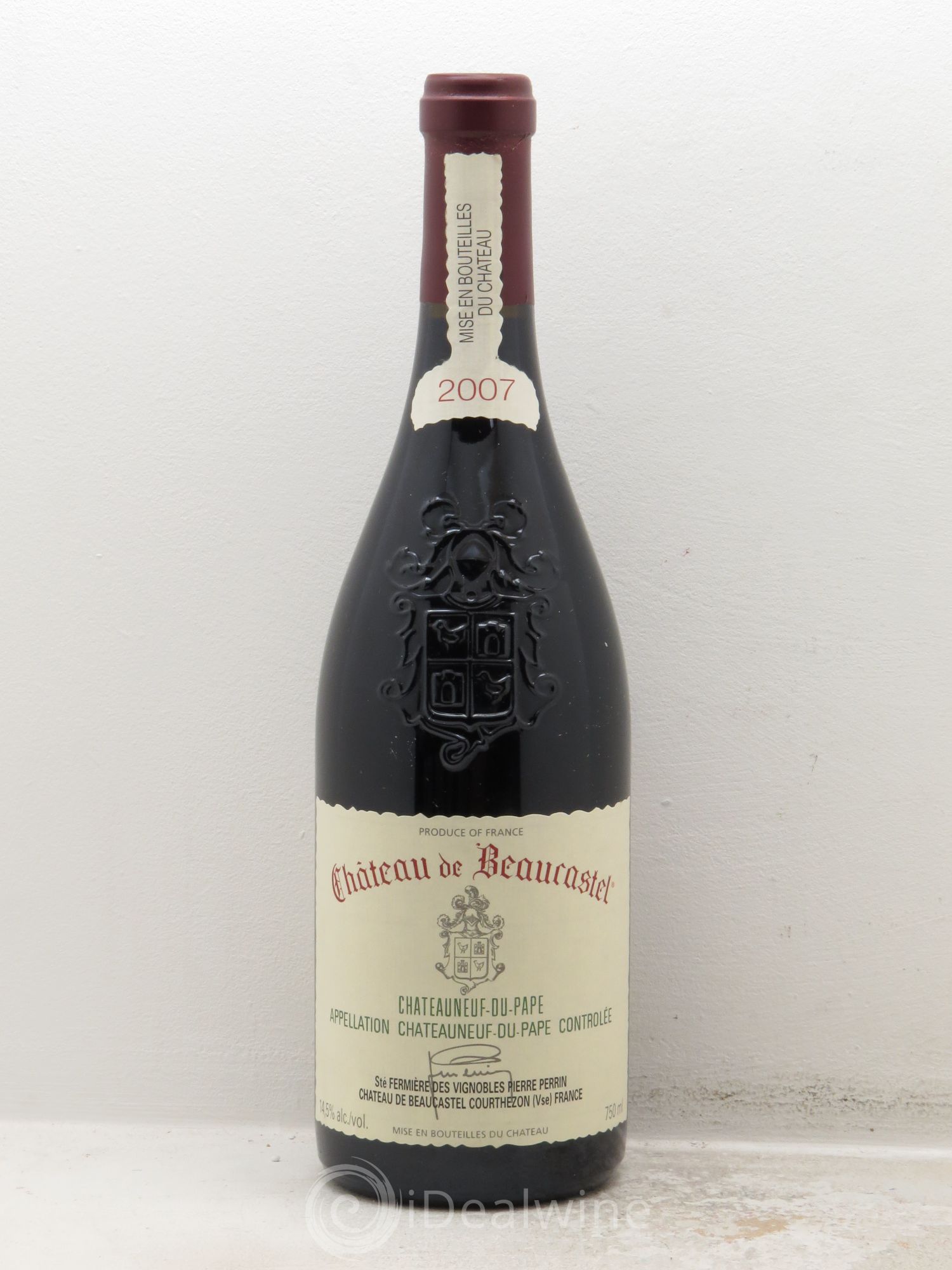 Châteauneuf-du-Pape Château de Beaucastel Famille Perrin 2007 - Lot de 1 bouteille - 0