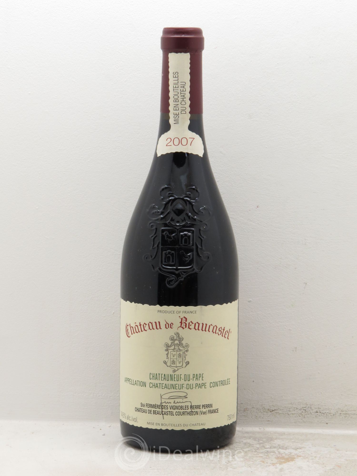 Châteauneuf-du-Pape Château de Beaucastel Famille Perrin 2007 - Lot de 1 bouteille - 0