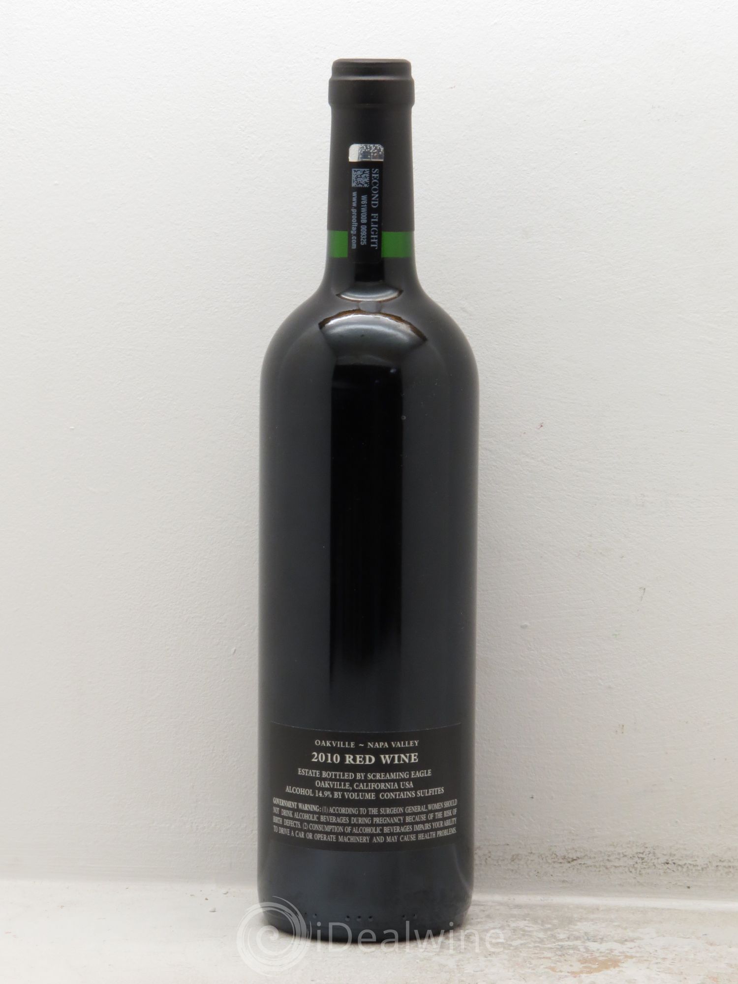 USA Screaming Eagle Seconf Flight Nappa Valley 2010 - Lot de 1 bouteille - 1