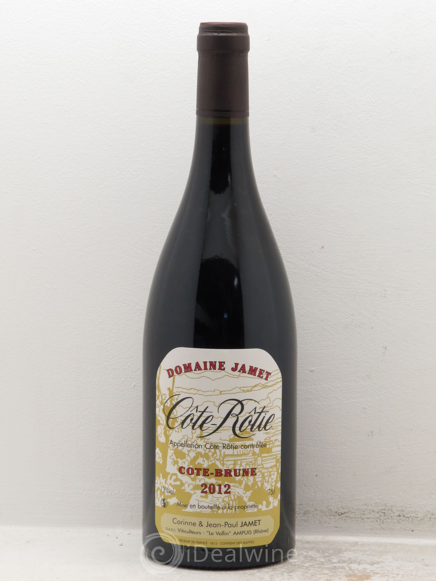 Côte-Rôtie Côte Brune Jamet (Domaine) 2012 - Lot de 1 bouteille - 0