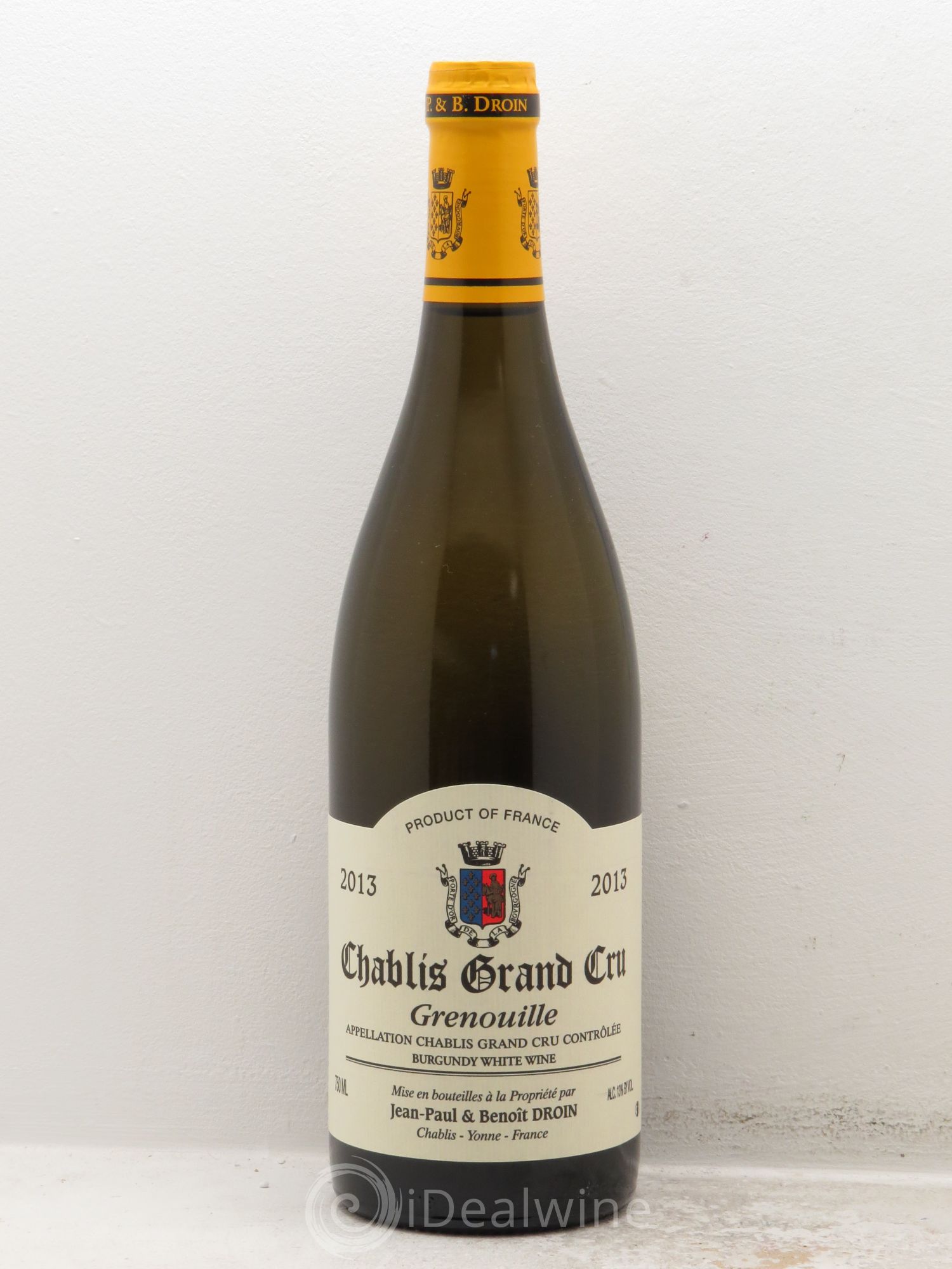 Chablis Grand Cru 2013 - Lot de 1 bouteille - 0