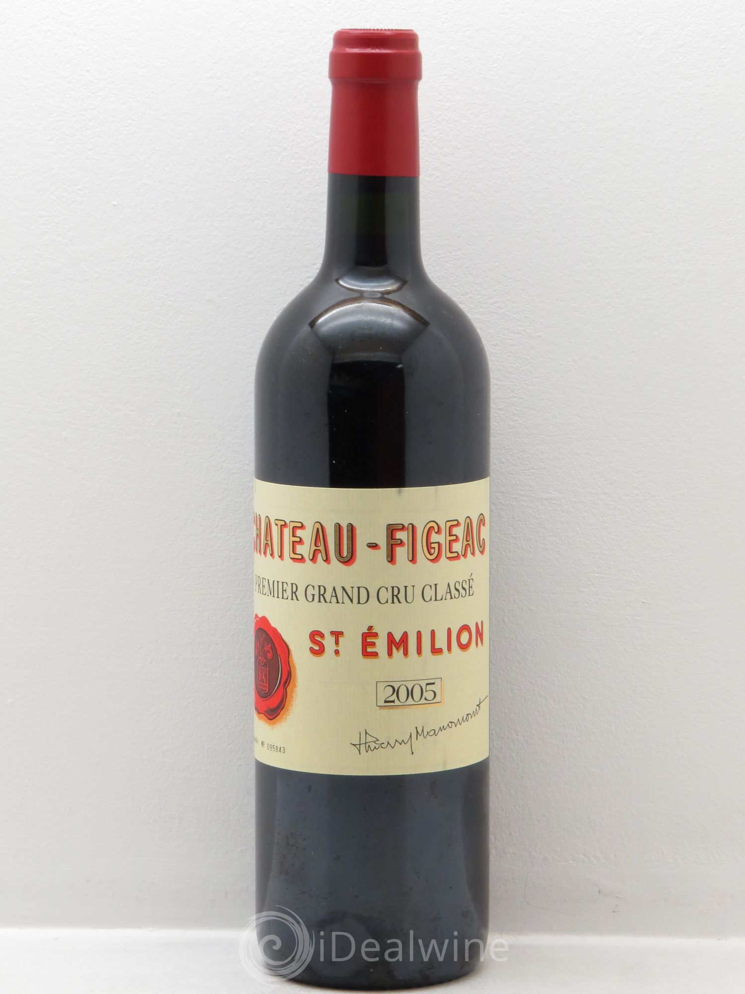 Château Figeac 1er Grand Cru Classé A 2005 - Lot de 1 bouteille - 0