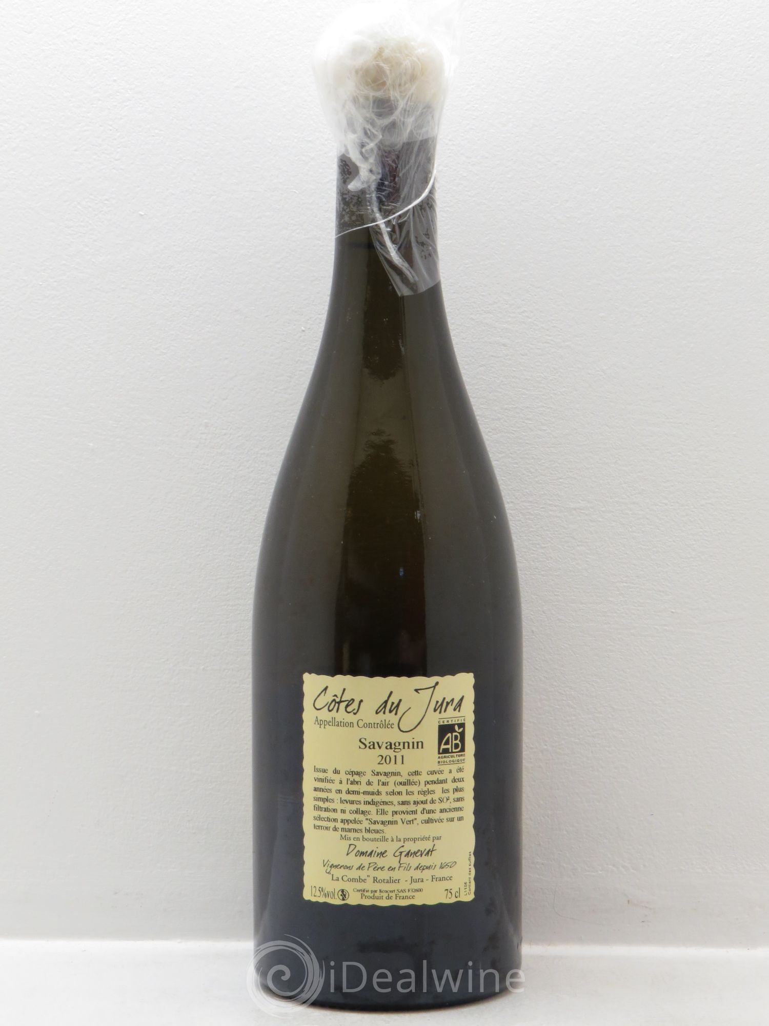Côtes du Jura Savagnin Chalasses Marnes Bleues JF Ganevat 2011 - Posten von 1 Flasche - 1