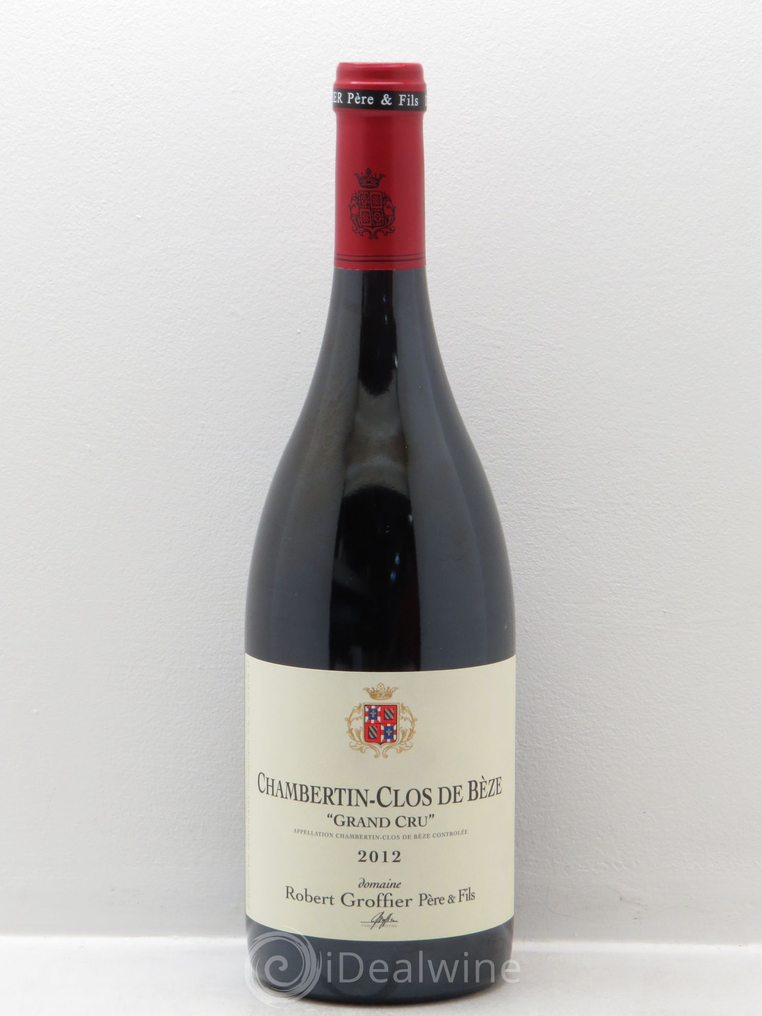 Chambertin Clos de Bèze Grand Cru Robert Groffier Père & Fils (Domaine) 2012 - Lot de 1 bouteille - 0