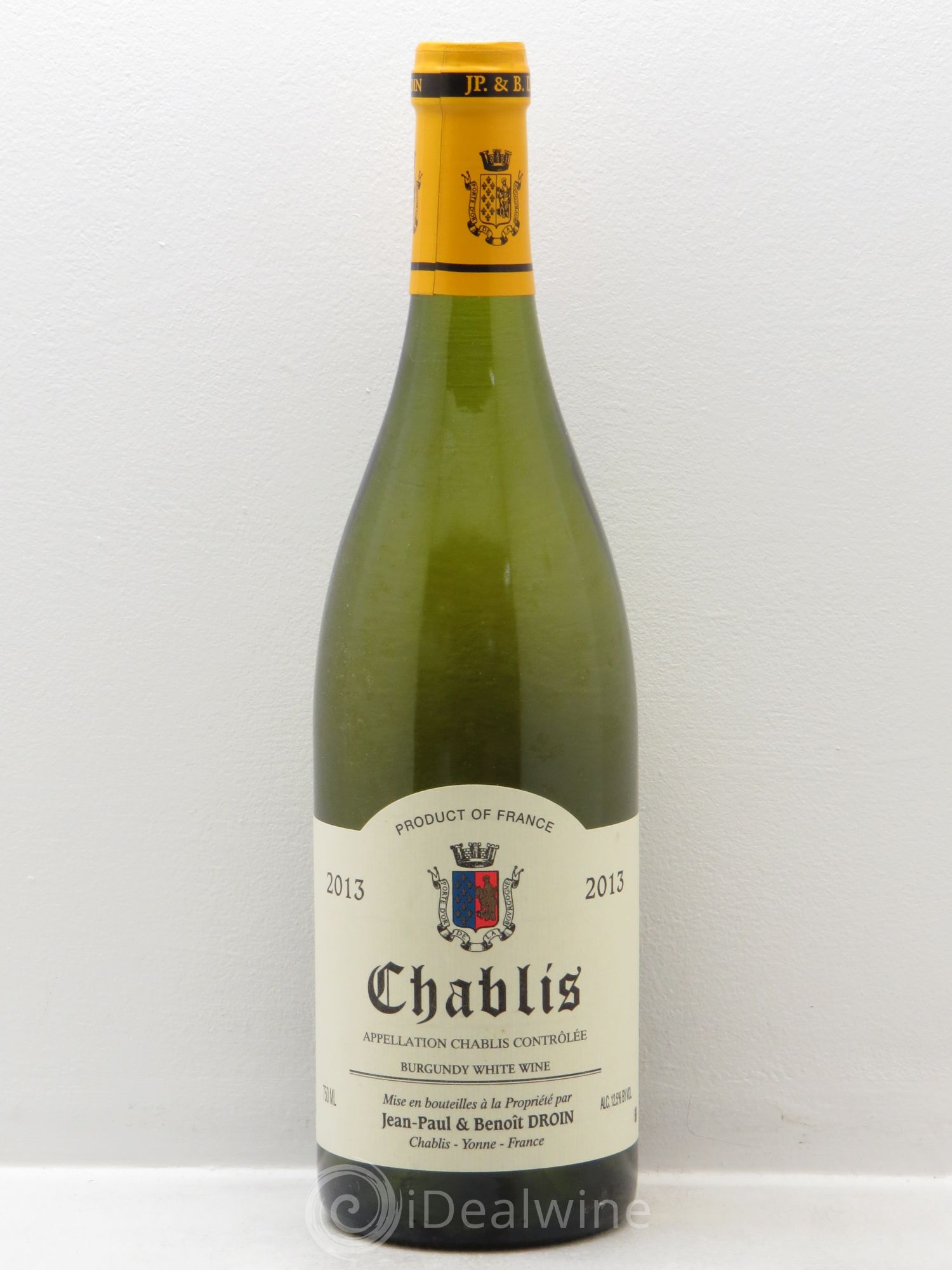 Chablis Jean-Paul & Benoît Droin (Domaine) (sans prix de réserve) 2013 - Lot de 1 bouteille - 0