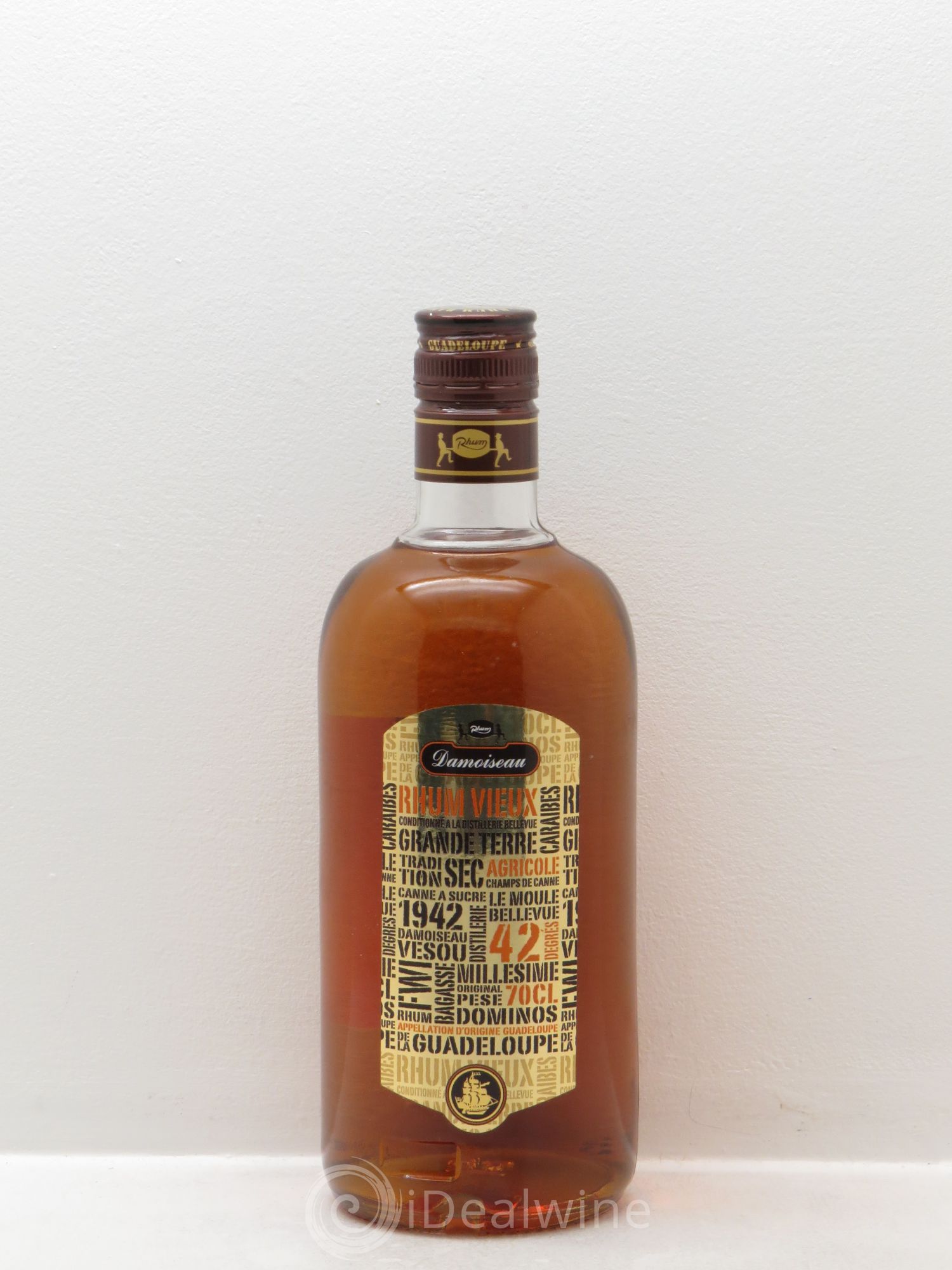 Rhum Guadeloupe Distillerie DAMOISEAU Rhum Club vieux édition Spéciale 42° (70cl) - Posten von 1 Flasche - 0
