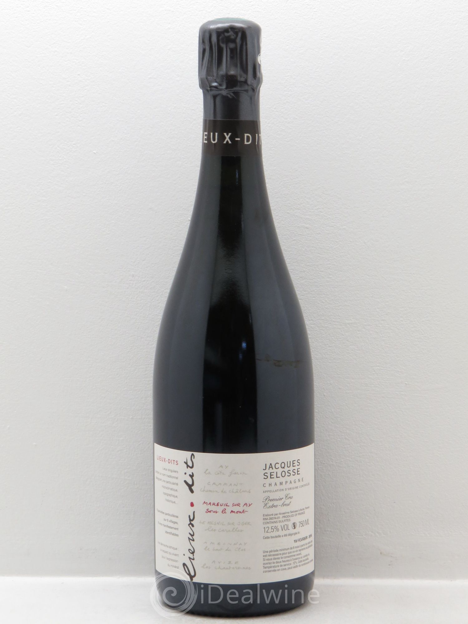 Champagne Selosse Sous Le Mont - Posten von 1 Flasche - 0