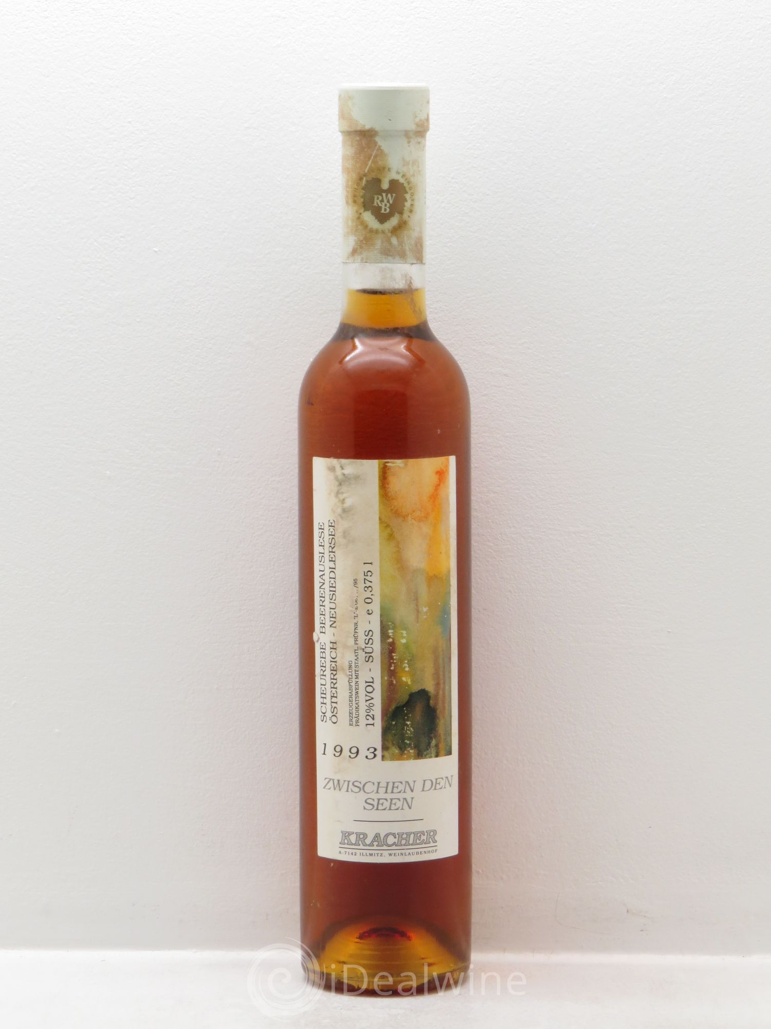 Autriche Scheureube beerenauslese Alois KRACHER 1993 - Posten von 1 Demi-Flasche - 0