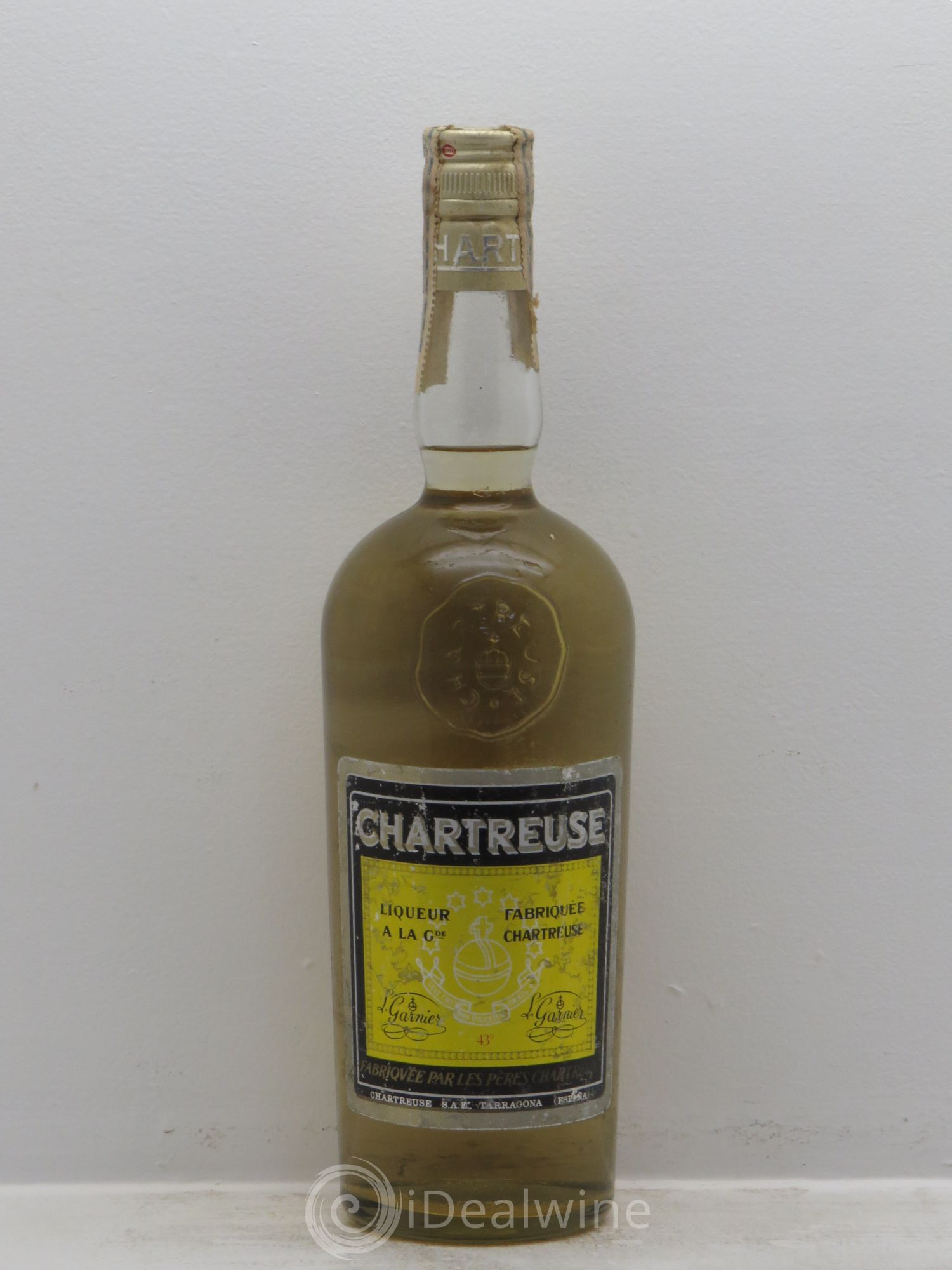 Chartreuse Pères Chartreux CHartreuse Jaune - Tarragona (la Fabiola) (1966-1973) L.Garnier - Posten von 1 Flasche - 0