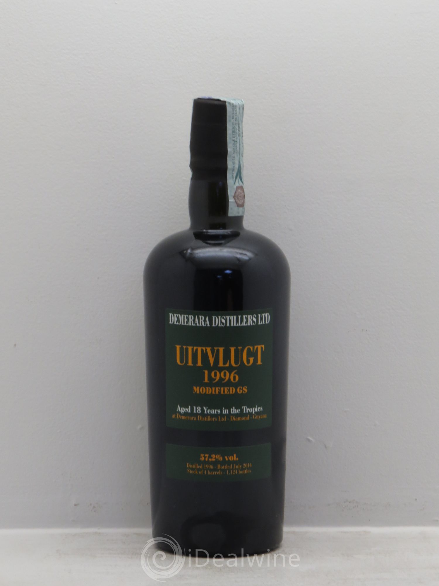 Rhum Rhum ambré Uitvlug - Guyane 1996 - Lot de 1 bouteille - 0