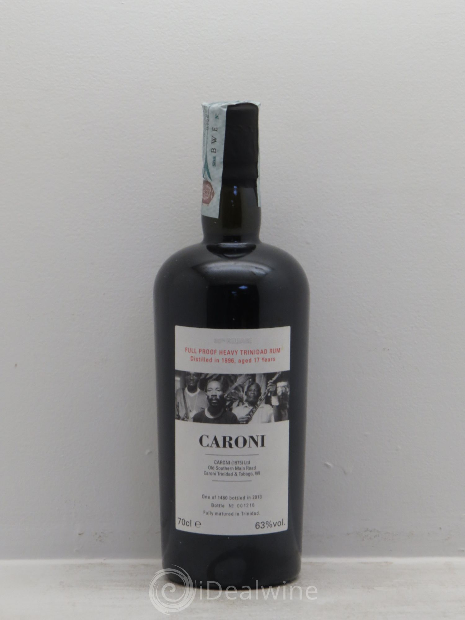 Alcools divers Heavy Rhum Caroni -Full proof - Trinidad et Tobago 1996 - Posten von 1 Flasche - 0
