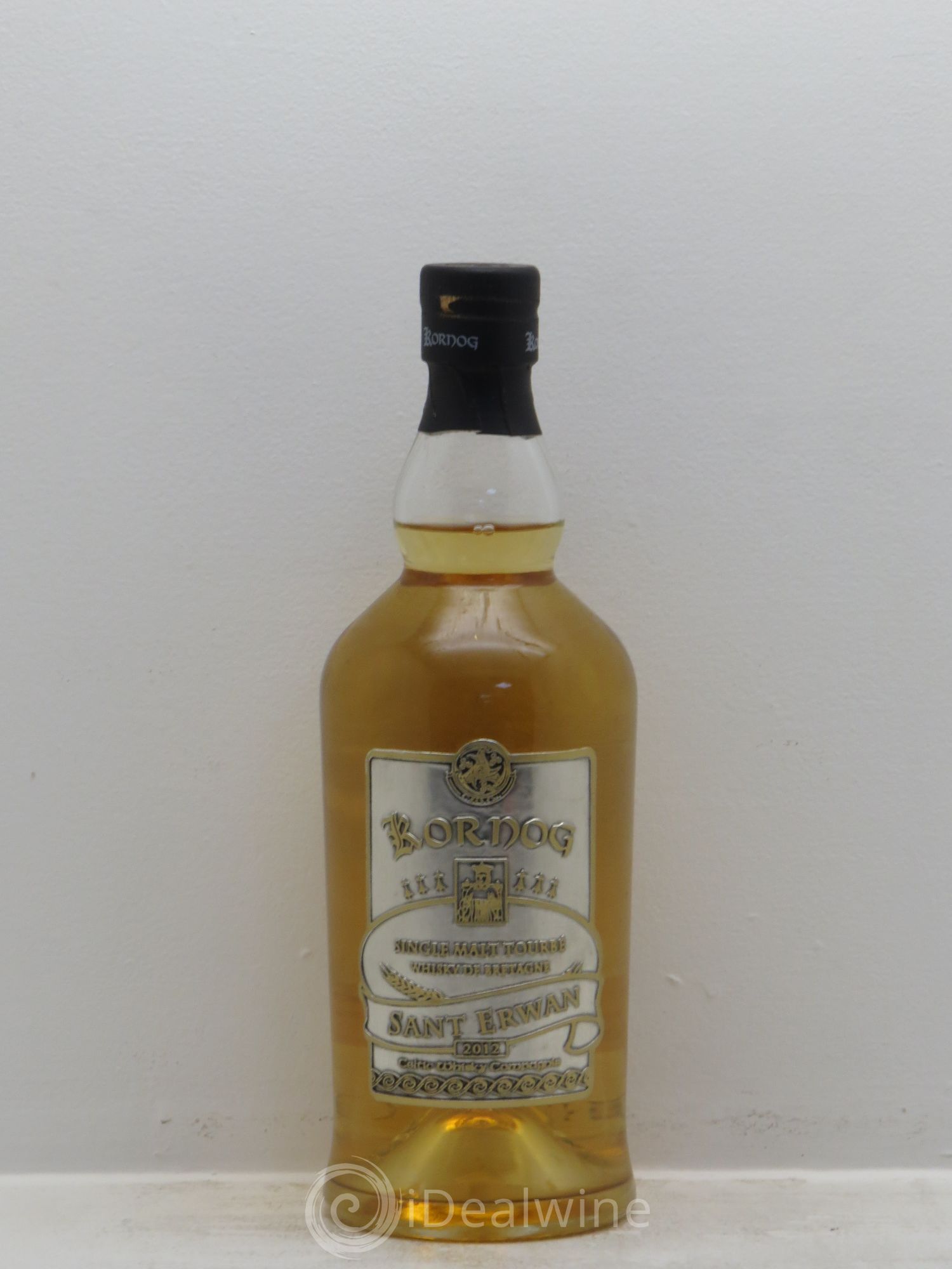 Whisky Kornog - Sant Erwan - single malt tourbé brut -Bretagne 2012 - Posten von 1 Flasche - 0