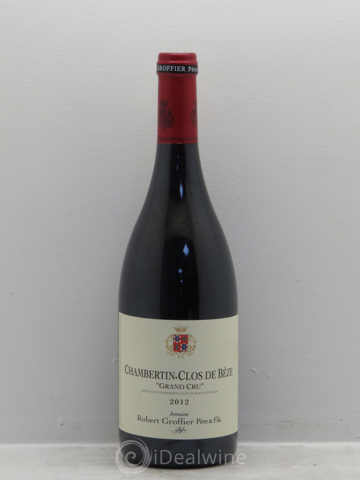 Chambertin Clos de Bèze Grand Cru Robert Groffier Père & Fils (Domaine) 2012 - Lot de 1 bouteille - 0