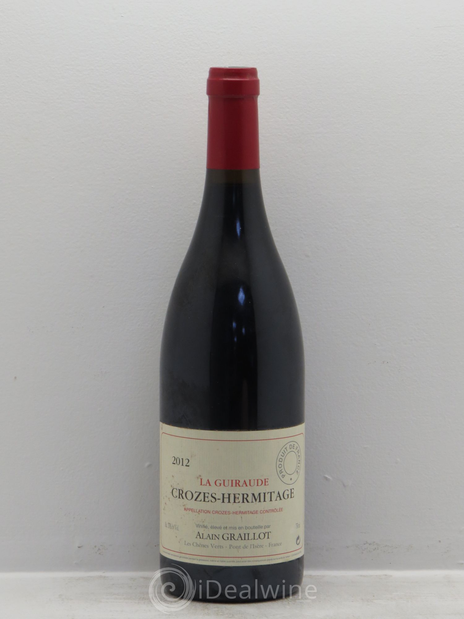 Crozes-Hermitage La Guiraude Domaine Graillot (sans prix de réserve) 2012 - Lot de 1 bouteille - 0