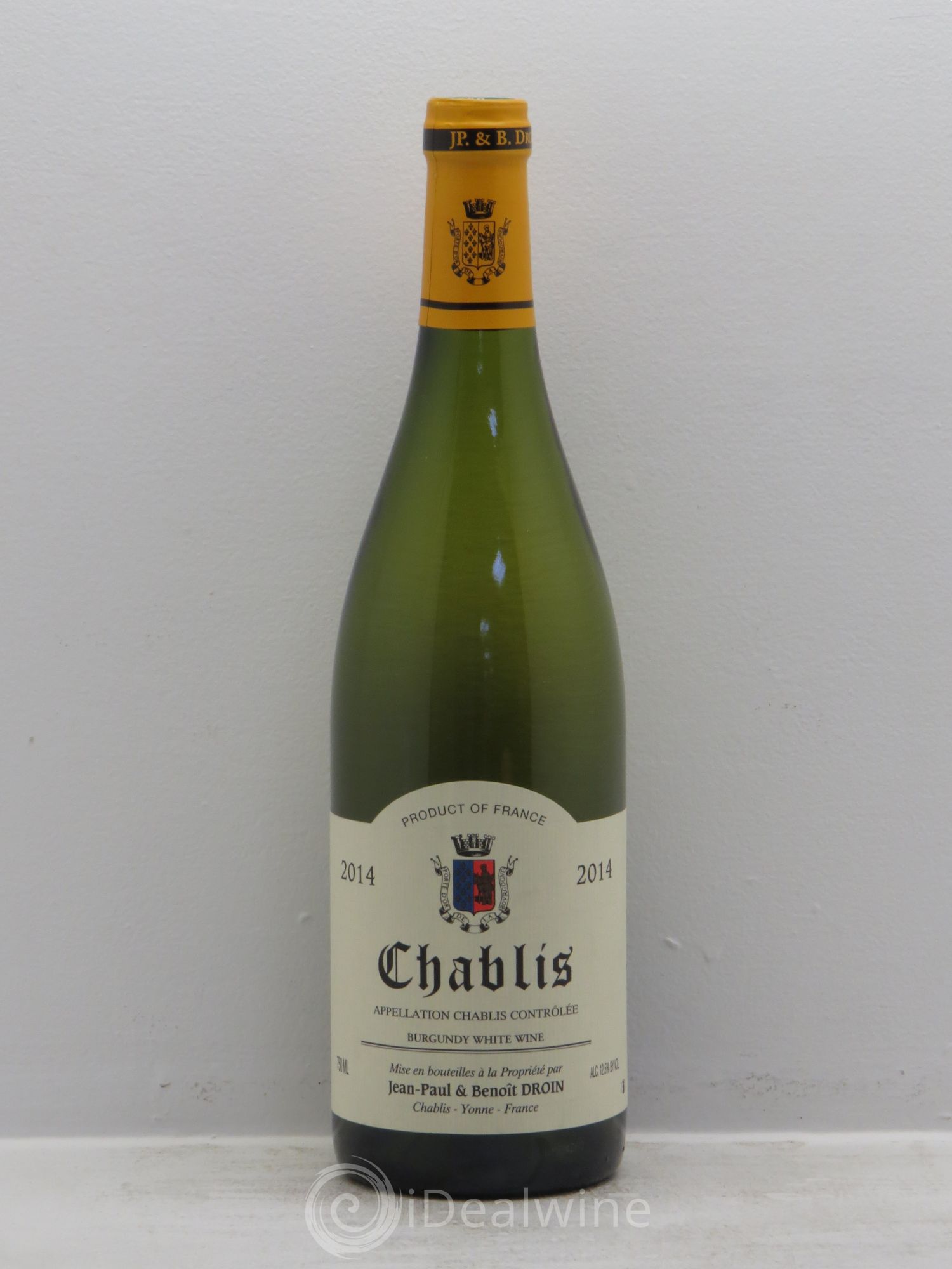 Chablis Jean-Paul & Benoît Droin (Domaine) Village 2014 - Lot de 1 bouteille - 0