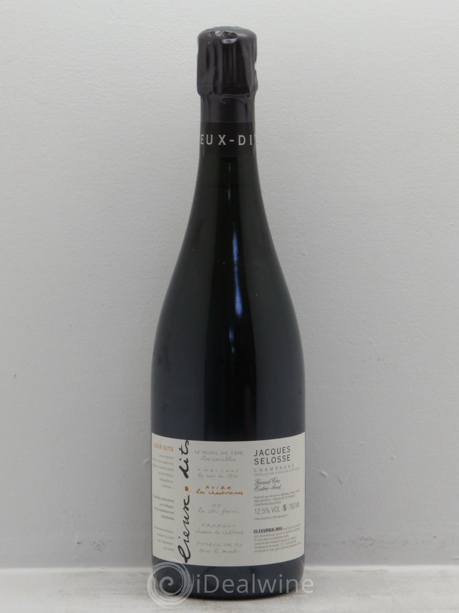 Avize Les Chantereines Grand Cru Extra-Brut Jacques Selosse - Lot de 1 bouteille - 0