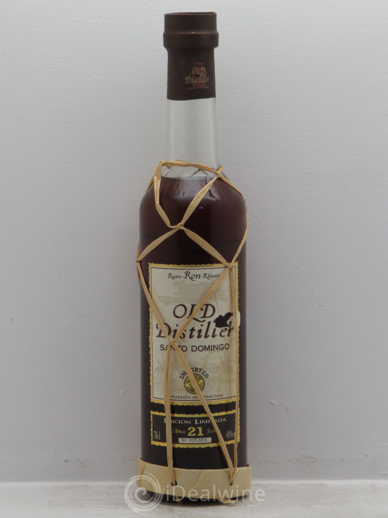 Rhum Ambré - Saint Domingue - Old Distiller - Edition Limitée - Lot de 1 bouteille - 0