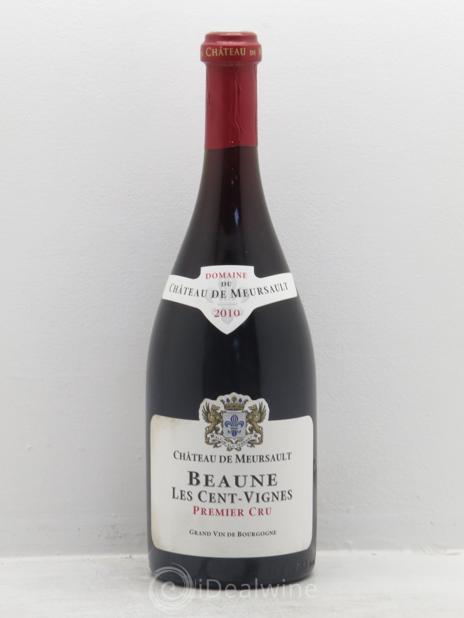Beaune 1er Cru Château de Meursault Les Cent vignes 2010 - Lot de 1 bouteille - 0