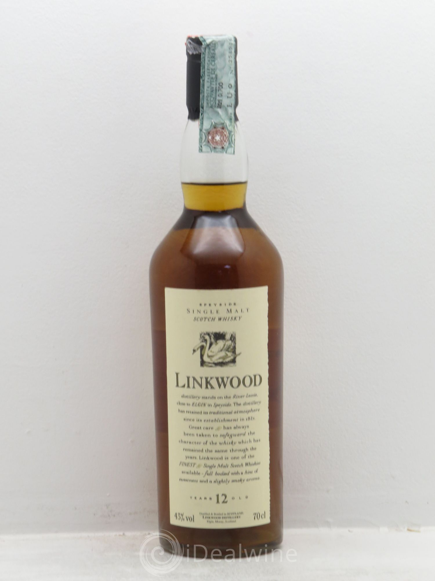 Whisky Ecosse Speyside Linkwood 12years single malt original bottling collection flora & fauna 43° - Posten von 1 Flasche - 0
