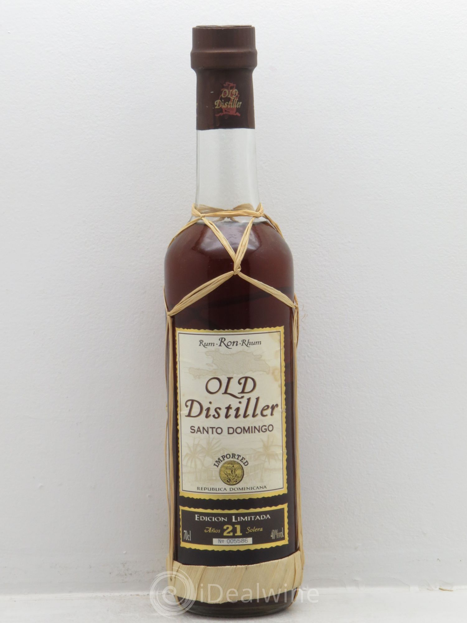 Rhum Saint domingue old distiller rhum 21 ans d'age' edition limitée 40° - Lotto di 1 bottiglia - 0