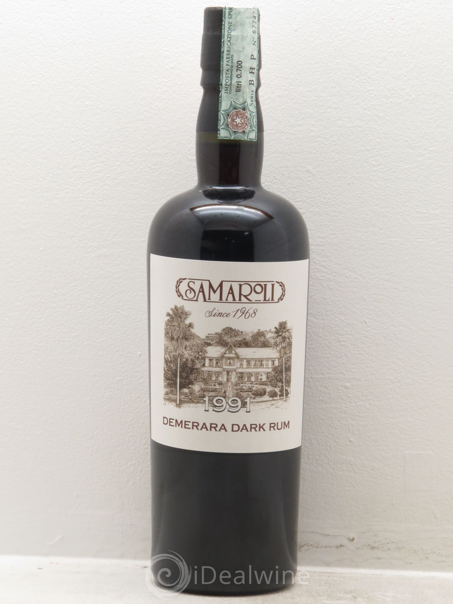 Rhum Guyanne - Demerara Dark single cask Samaroli 1991 - Posten von 1 Flasche - 0