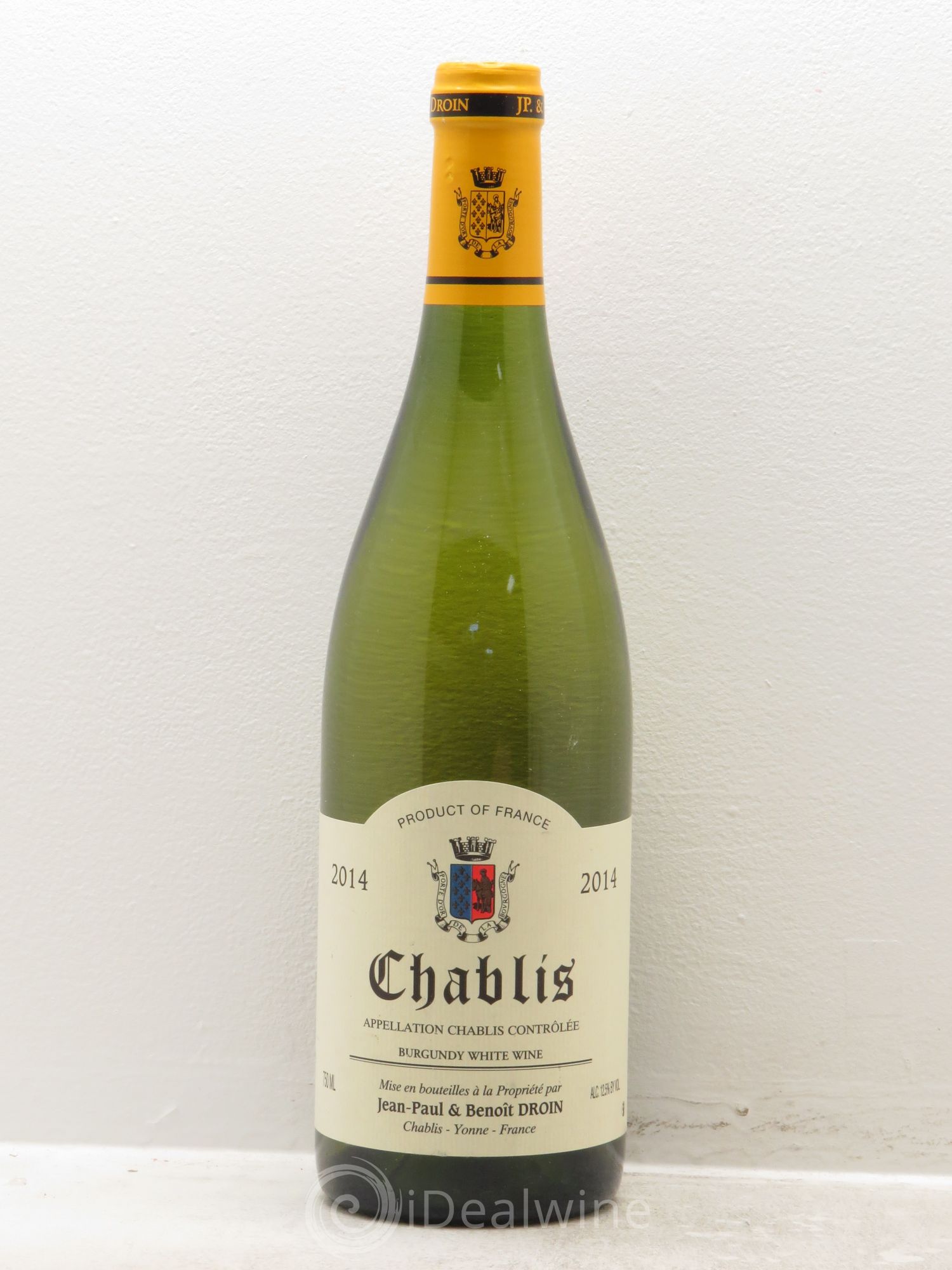 Chablis Jean-Paul & Benoît Droin (Domaine) Village 2014 - Lot de 1 bouteille - 0