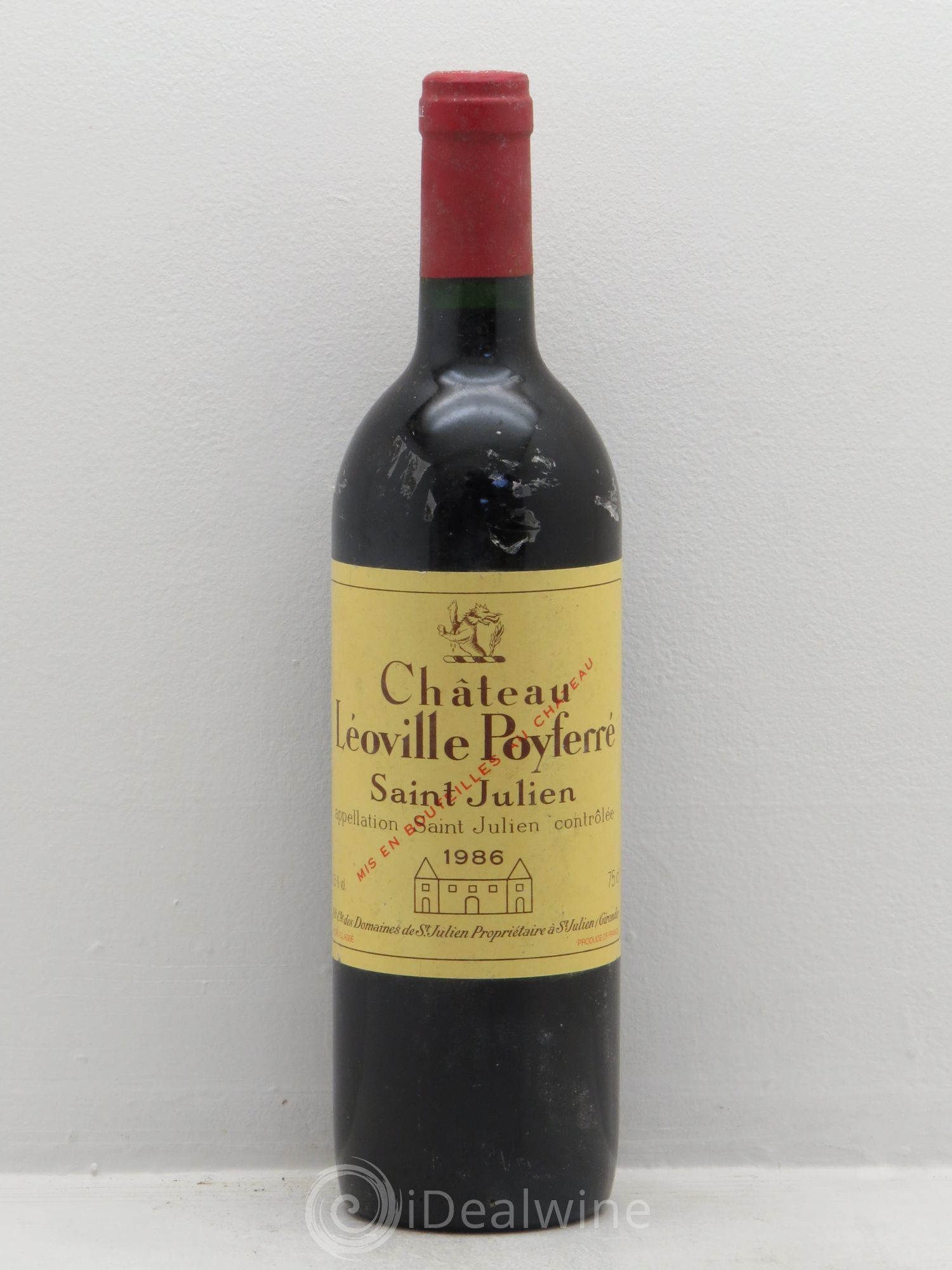 Château Léoville Poyferré 2ème Grand Cru Classé 1986 - Lot de 1 bouteille - 0