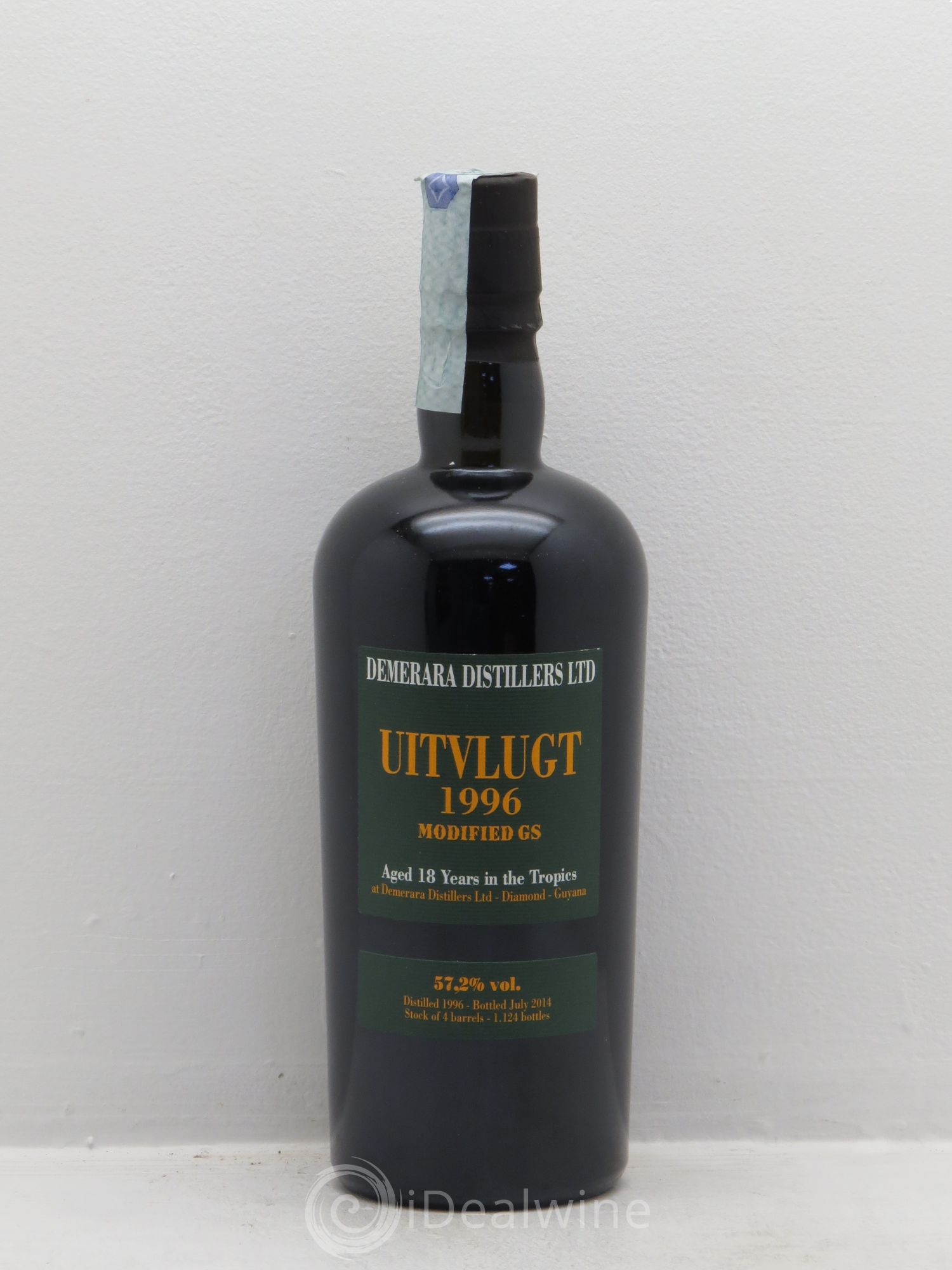 Rhum Guyanne Old Demerara Uitvlugt 18 ans (57.2°-70cl) 1996 - Posten von 1 Flasche - 0