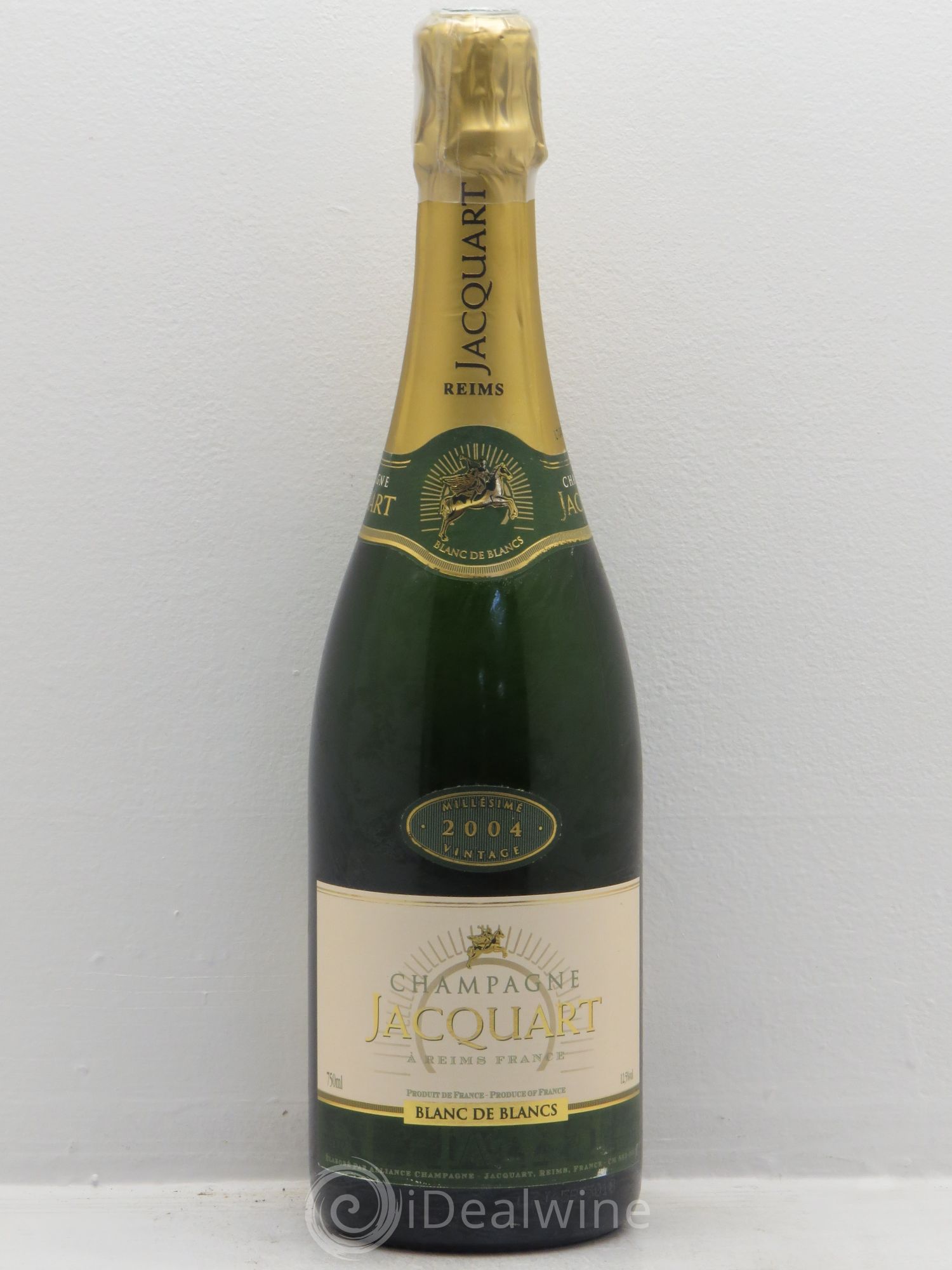 Champagne Jacquart Brut Blanc de Blanc (sans prix de réserve) 2004 - Posten von 1 Flasche - 0