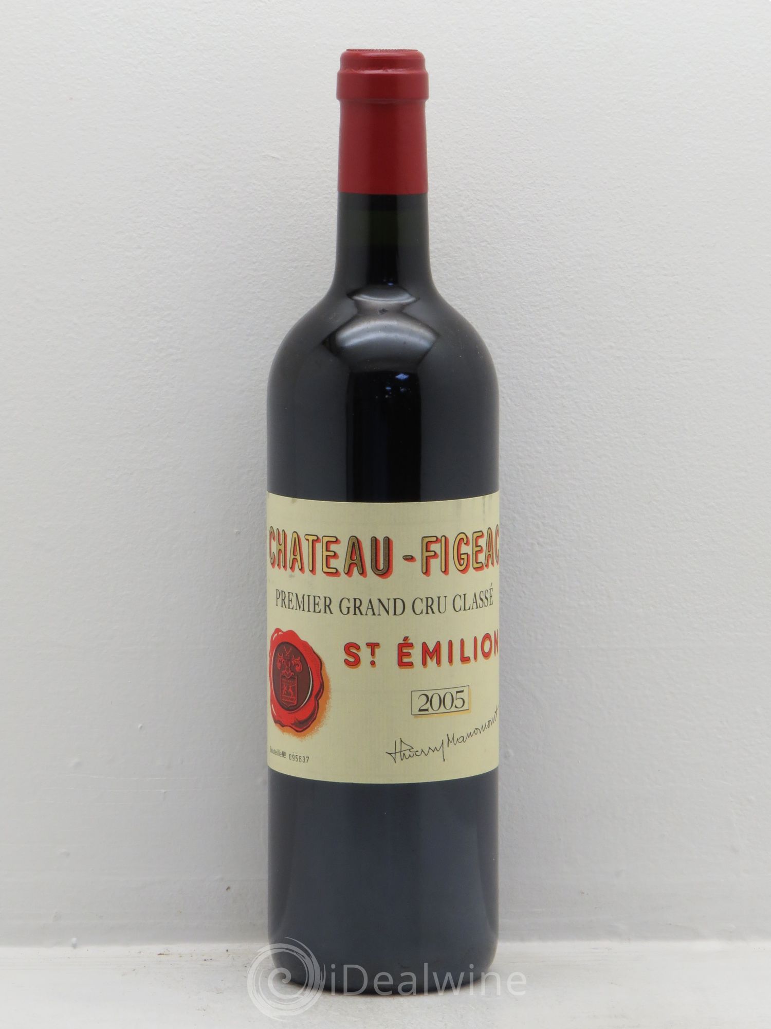 Château Figeac 1er Grand Cru Classé A 2005 - Lot de 1 bouteille - 0