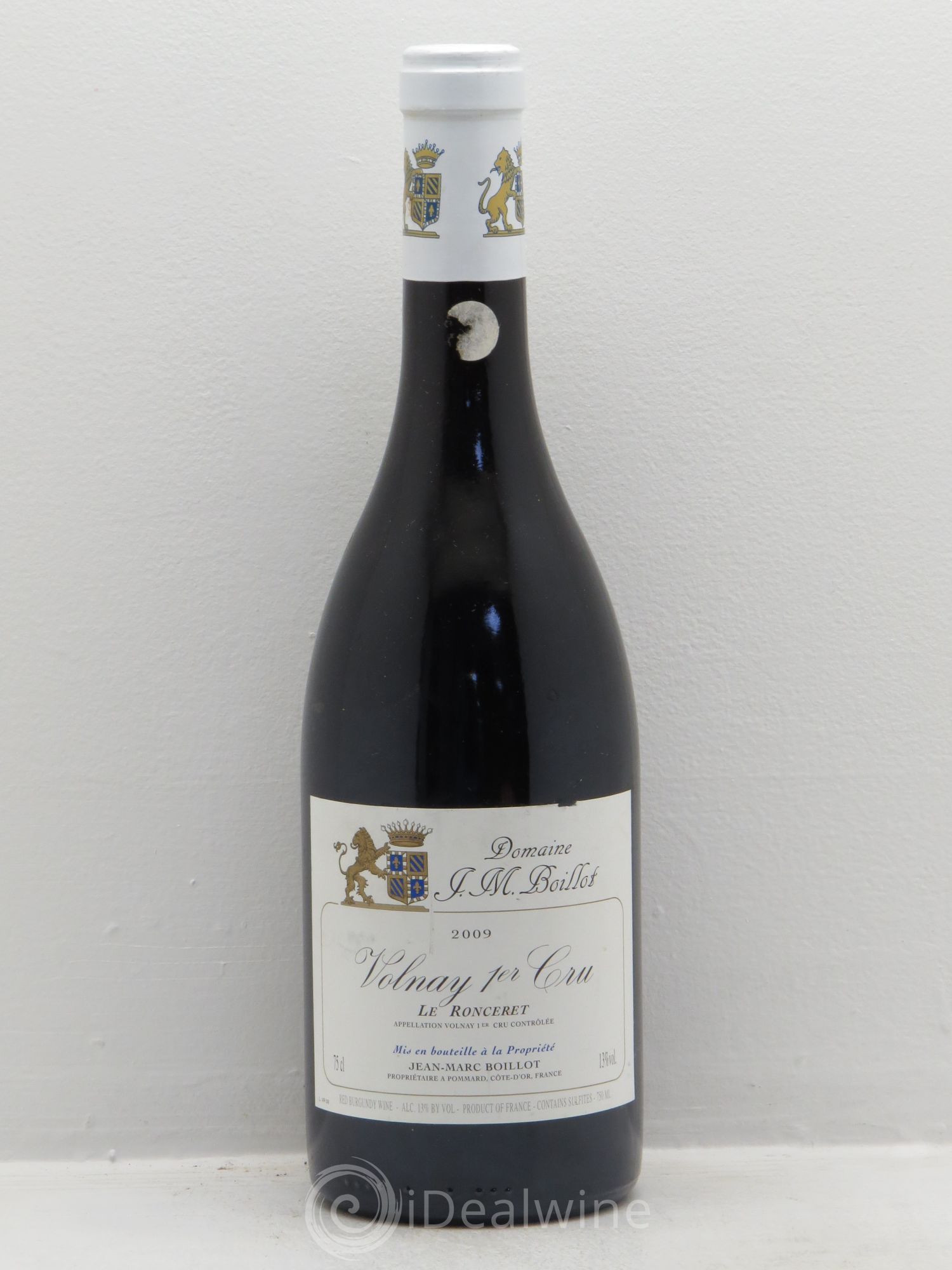 Volnay 1er Cru Le Ronceret Jean-Marc Boillot 2009 - Lot de 1 bouteille - 0