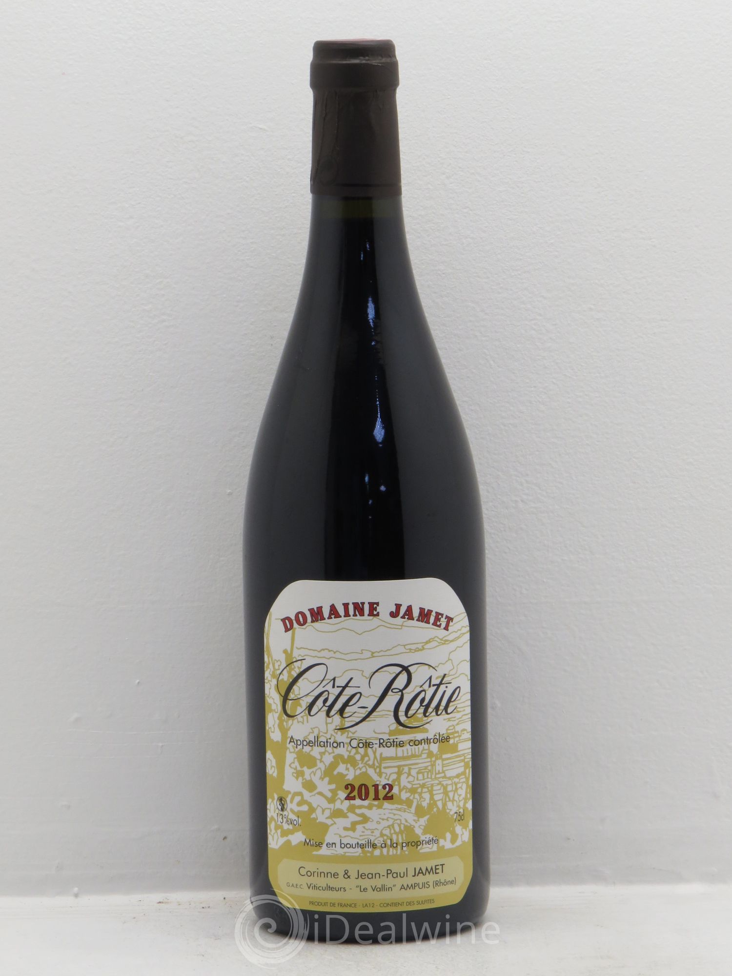 Côte-Rôtie Jamet (Domaine) 2012 - Lot de 1 bouteille - 0