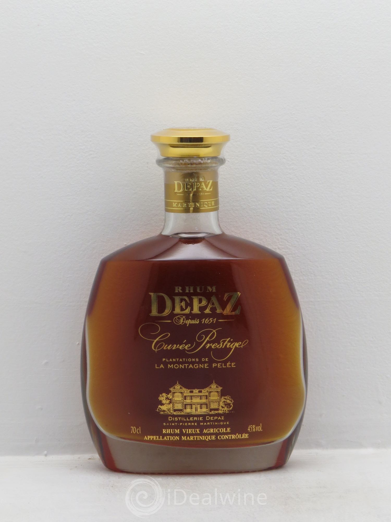 Rhum Distillerie Depaz vieux rhum Cuvée Prestige (45°-70cl) - Posten von 1 Flasche - 0