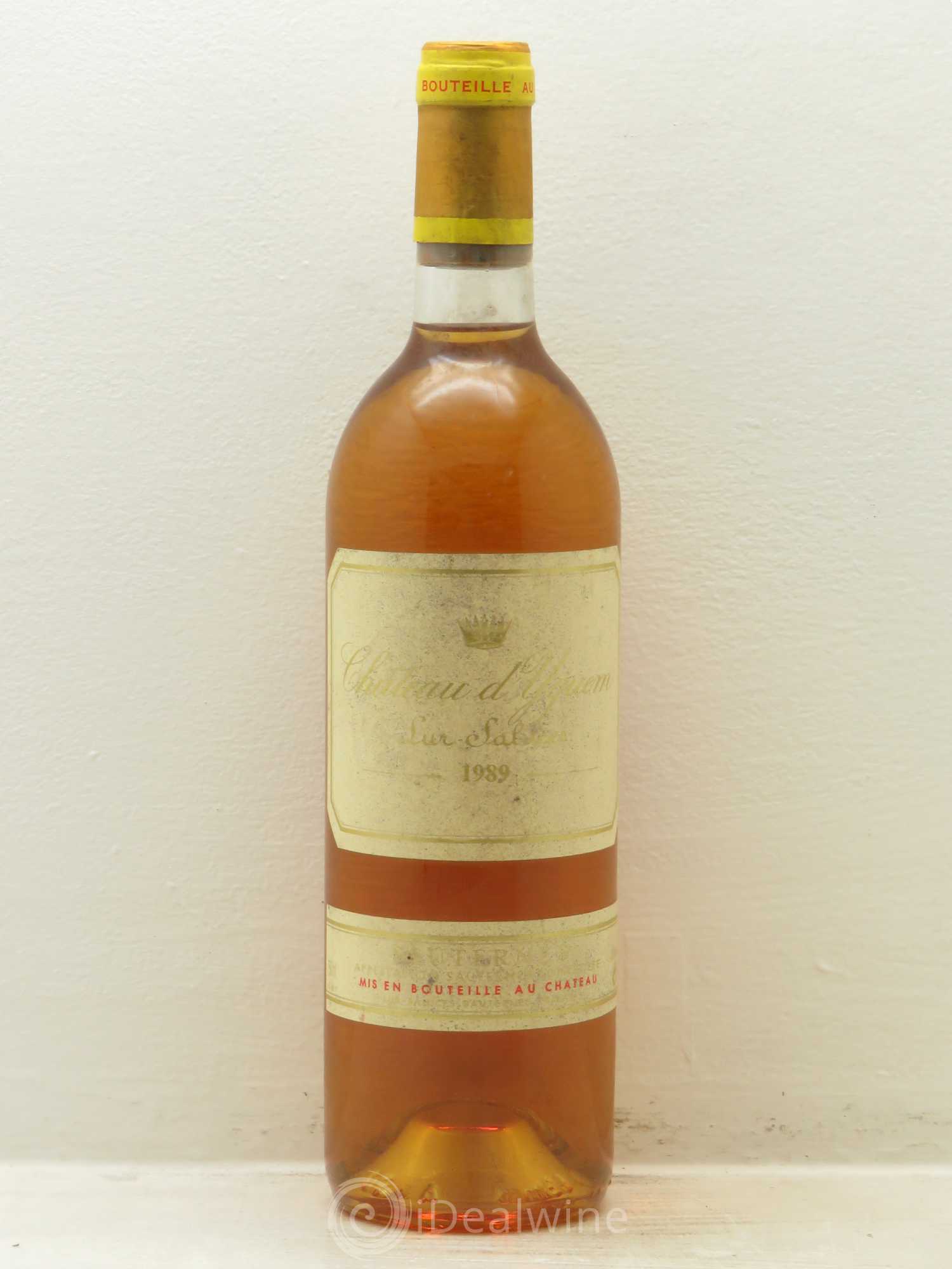 Château d' Yquem 1er Cru Classé Supérieur 1989 - Lotto di 1 bottiglia - 0