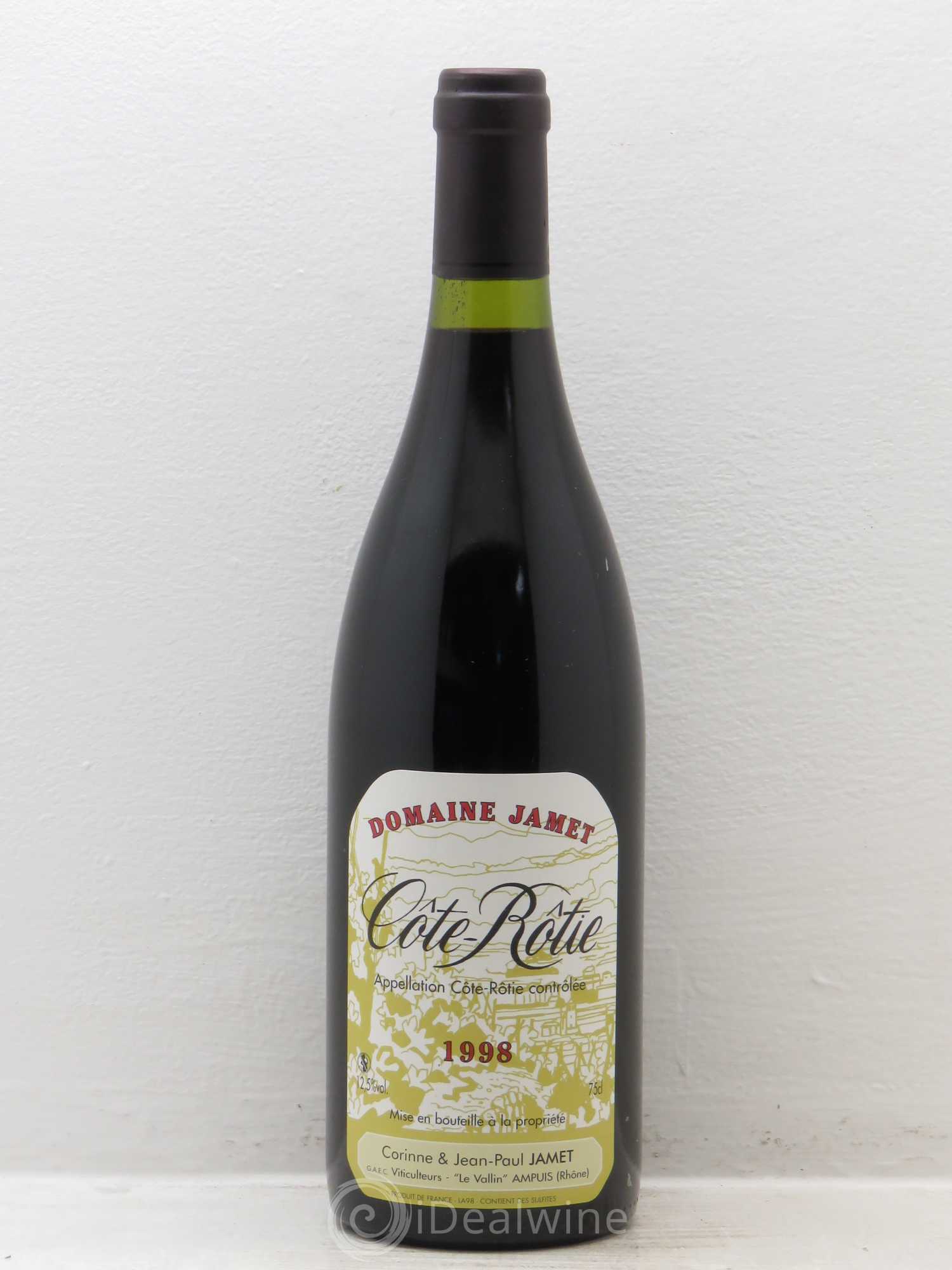 Côte-Rôtie Jamet (Domaine) 1998 - Lot de 1 bouteille - 0