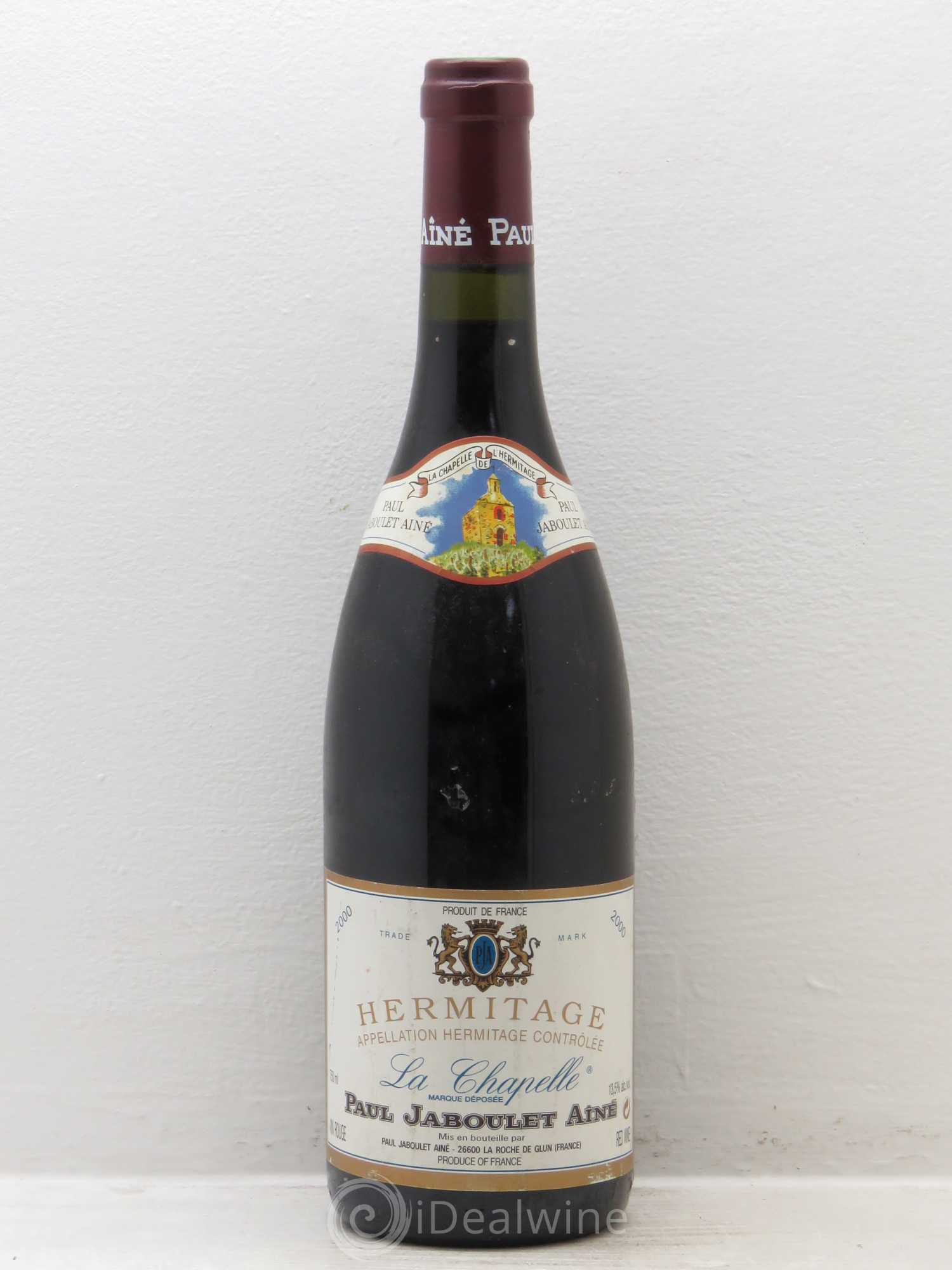 Hermitage La Chapelle Paul Jaboulet Ainé 2000 - Lot de 1 bouteille - 0