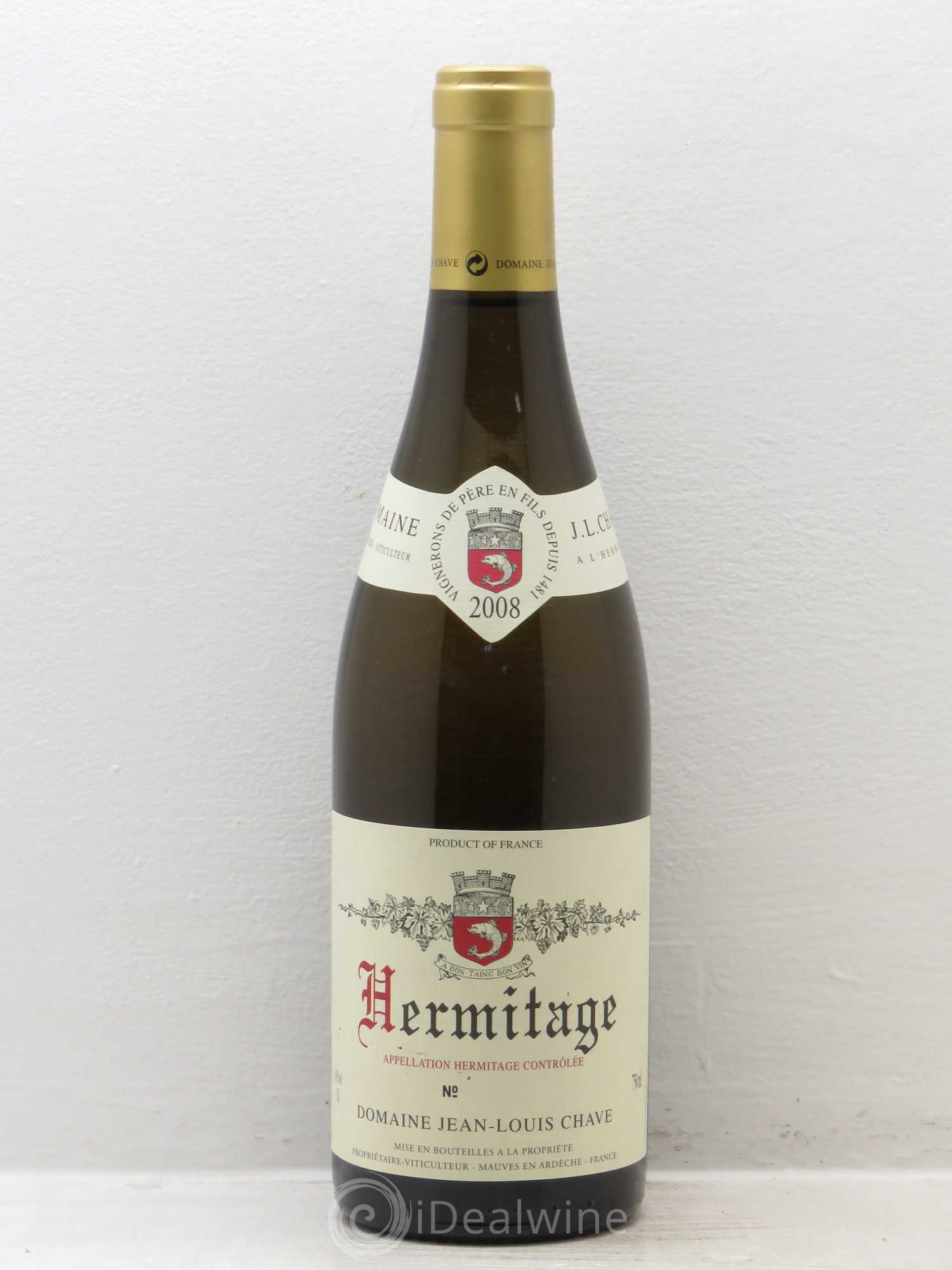Hermitage Jean-Louis Chave 2008 - Lot de 1 bouteille - 0
