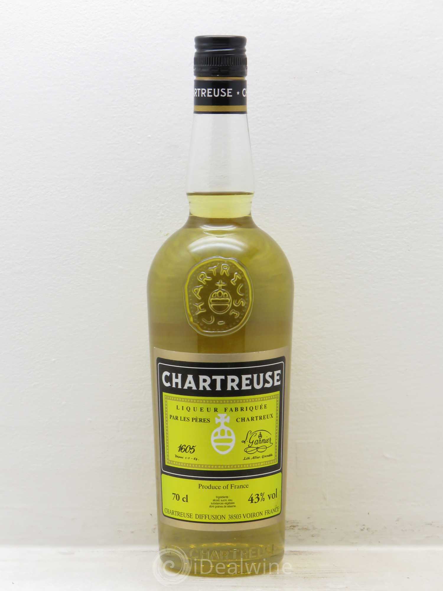 Chartreuse Pères Chartreux Jaune Santa Tecla (43%) 2000 - Posten von 1 Flasche - 0