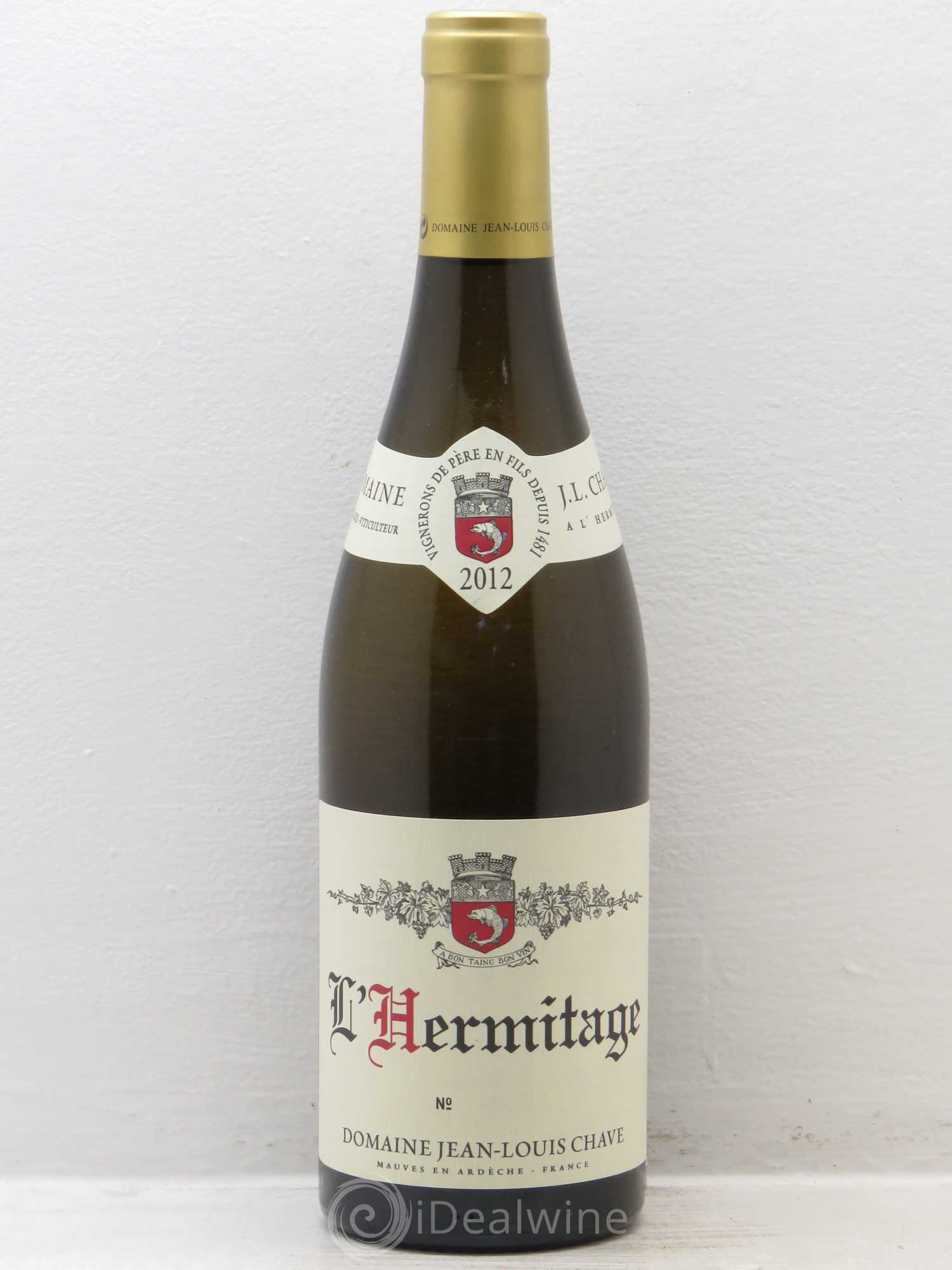Hermitage Jean-Louis Chave 2012 - Lot de 1 bouteille - 0