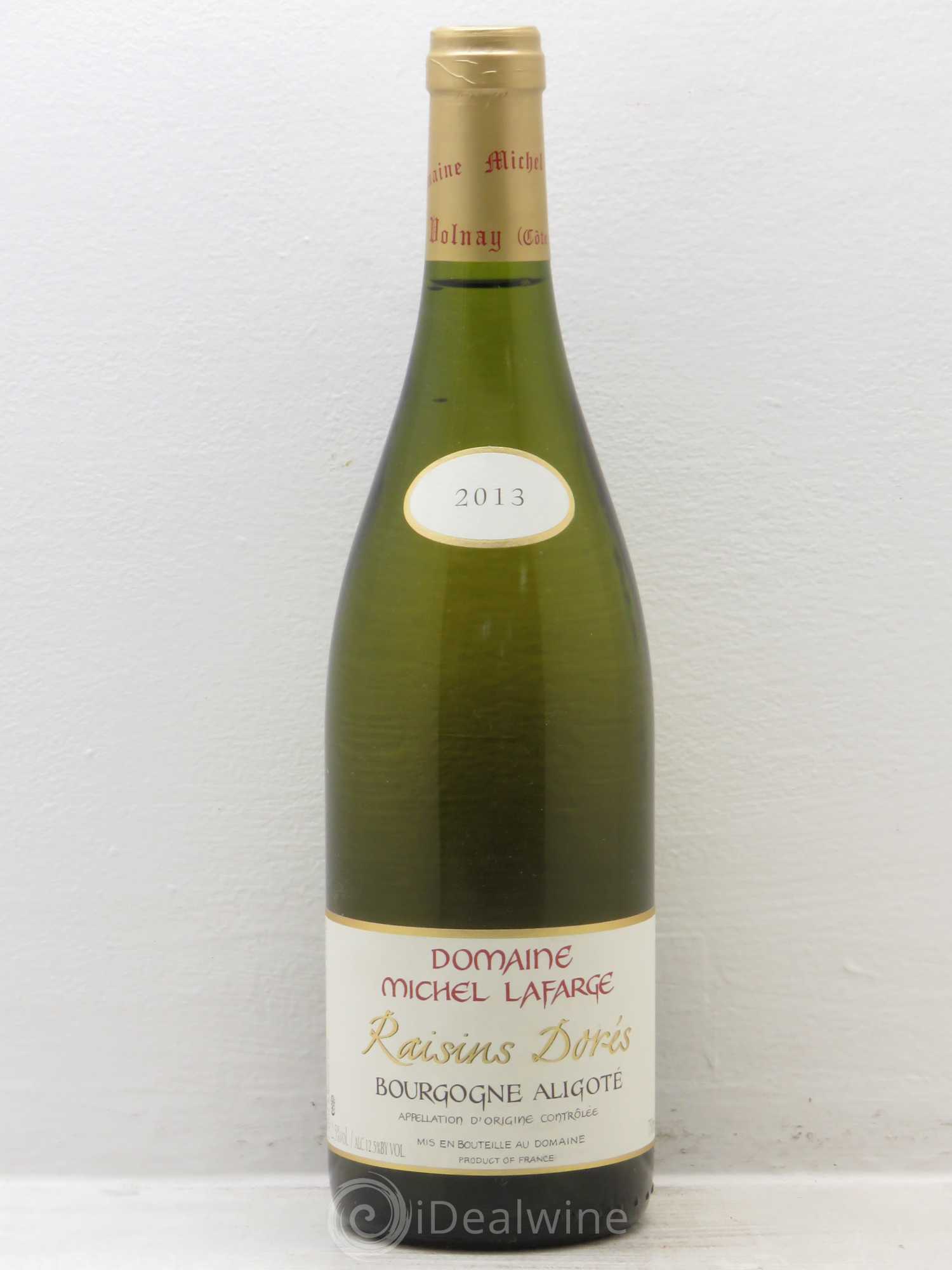 Bourgogne Aligoté Raisins Dorés Michel Lafarge (sans prix de réserve) 2013 - Posten von 1 Flasche - 0