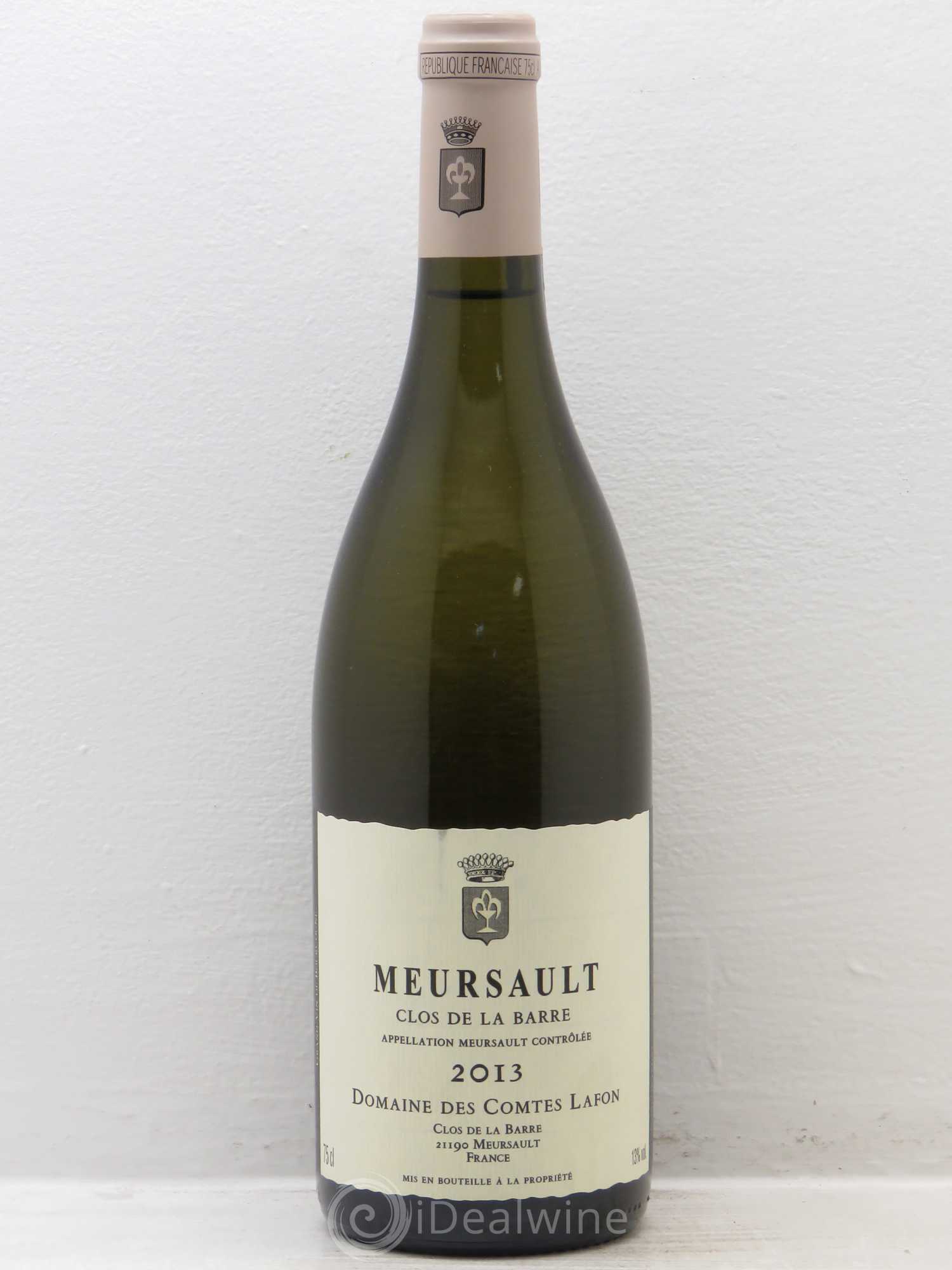 Meursault Clos de la Barre Comtes Lafon (Domaine des) 2013 - Lot de 1 bouteille - 0