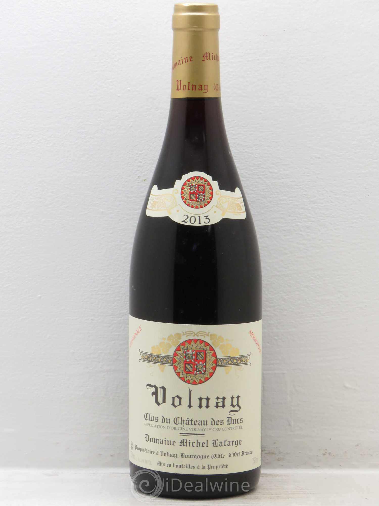 Volnay 1er Cru Clos du Château des Ducs Lafarge (Domaine) 2013 - Lot de 1 bouteille - 0